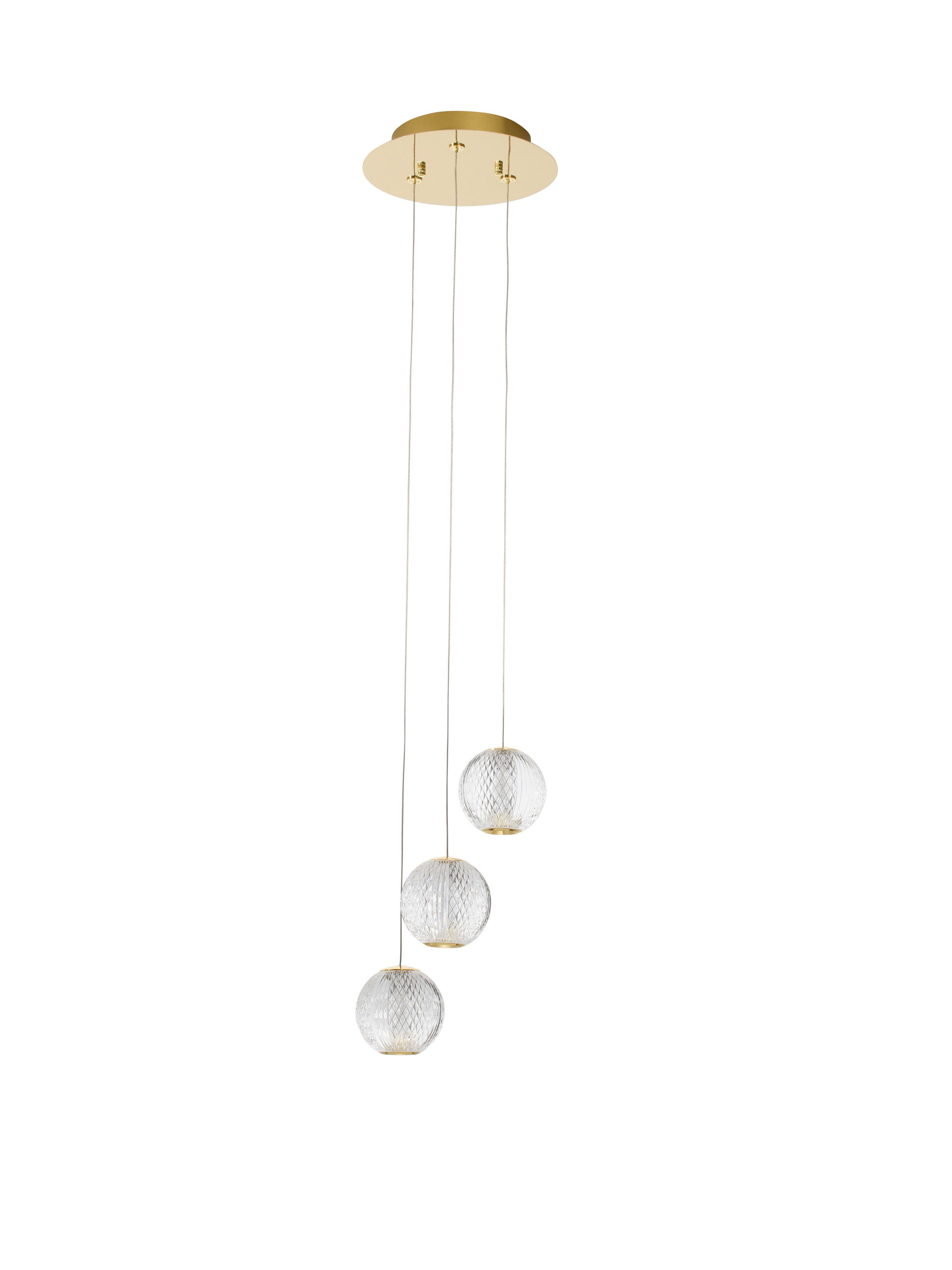 BRILLANTE | H 120 D 22 cm | 16 W | 3200 K | 665 lm | IP20 | Gold | Aluminum/Acrylic