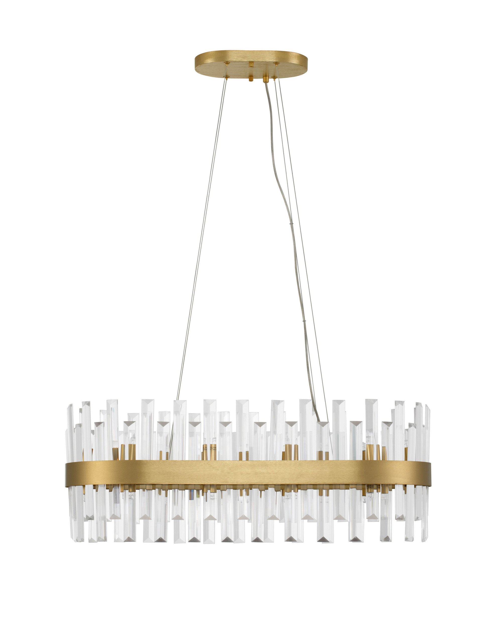 CROWN | L 80 W 36 H 120 cm | 100 W | IP20 | Gold | Metal/Crystal