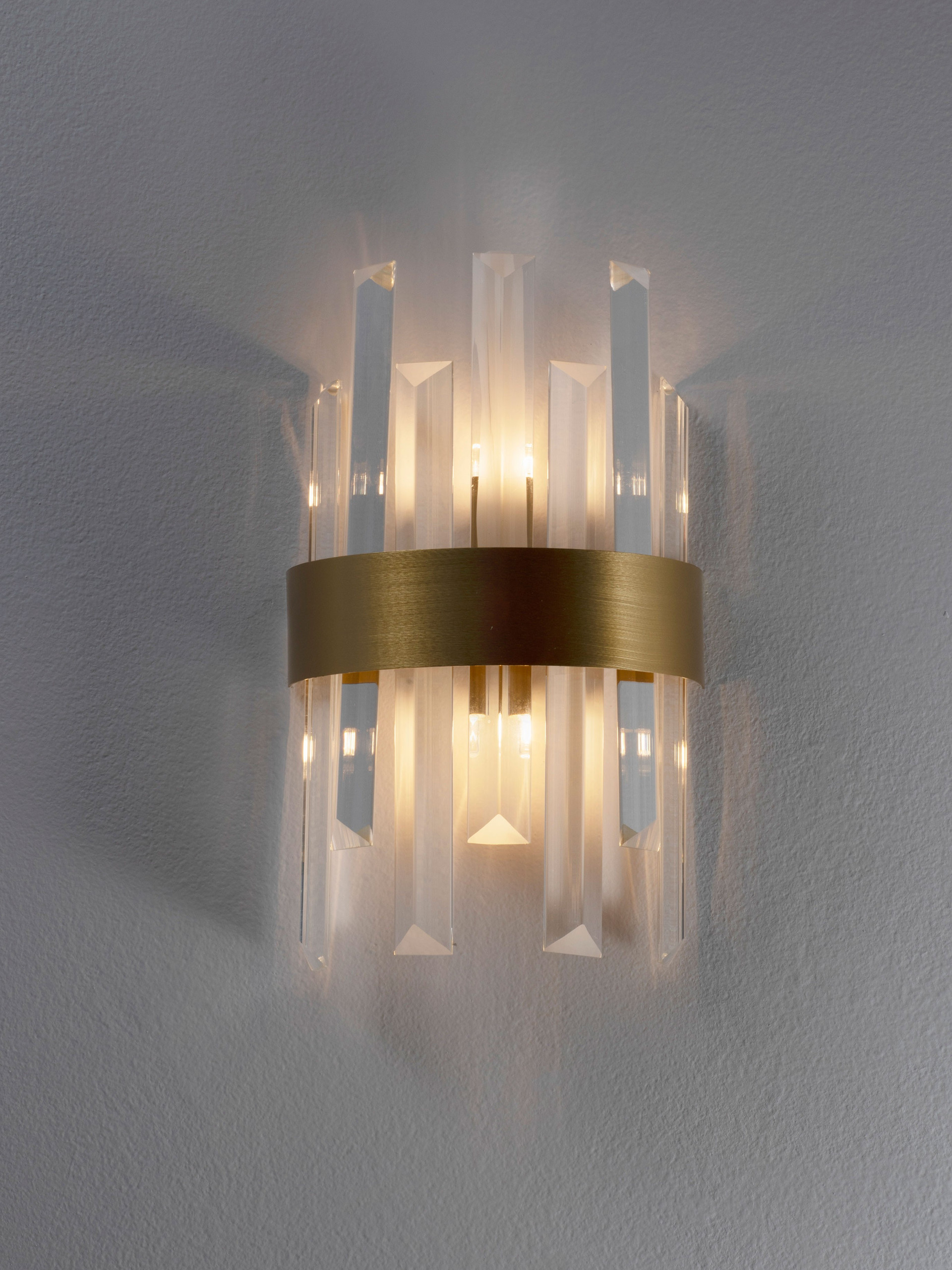 CROWN | L 18 W 9 H 30 cm | 10 W | IP20 | Gold | Metal/Crystal