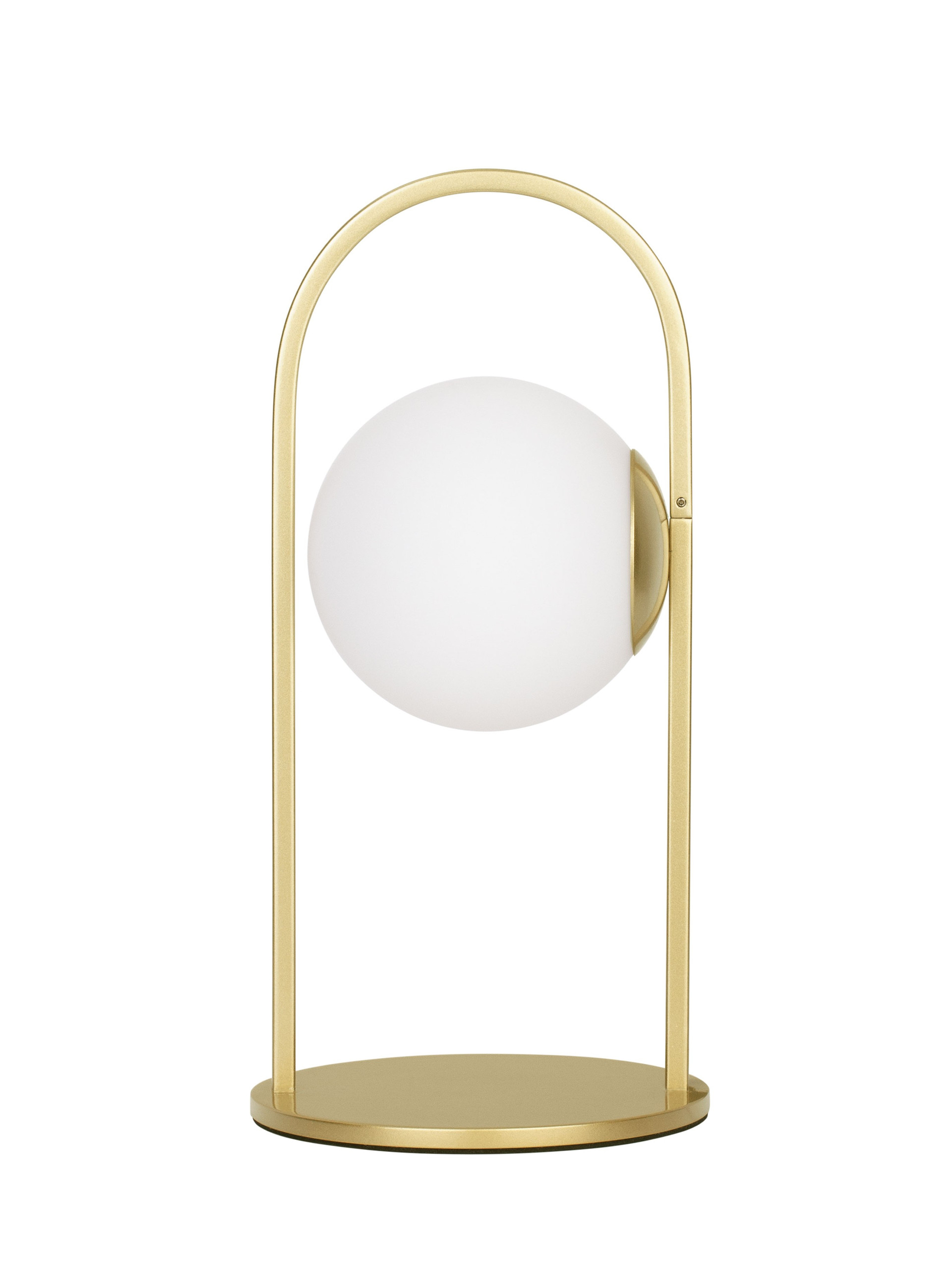 HOOK | H 32 D 15.5 cm | 5 W | 3000 K | 489 lm | IP20 | White/Gold | Glass/Metal