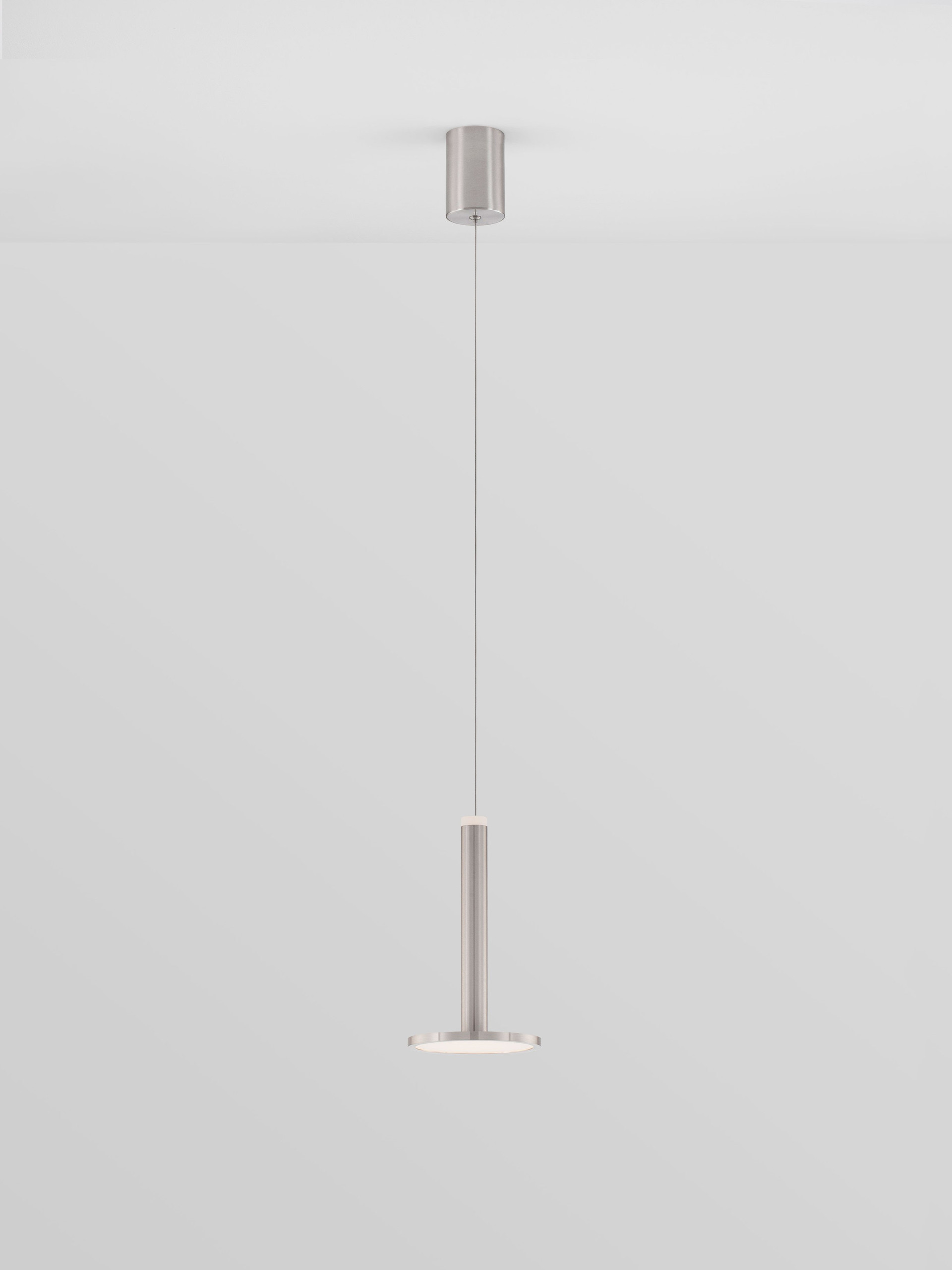 PALENCIA | H 200 D 15 cm | 10 W | 3000 K | 517 lm | IP20 | Nickel | Aluminum/Acrylic