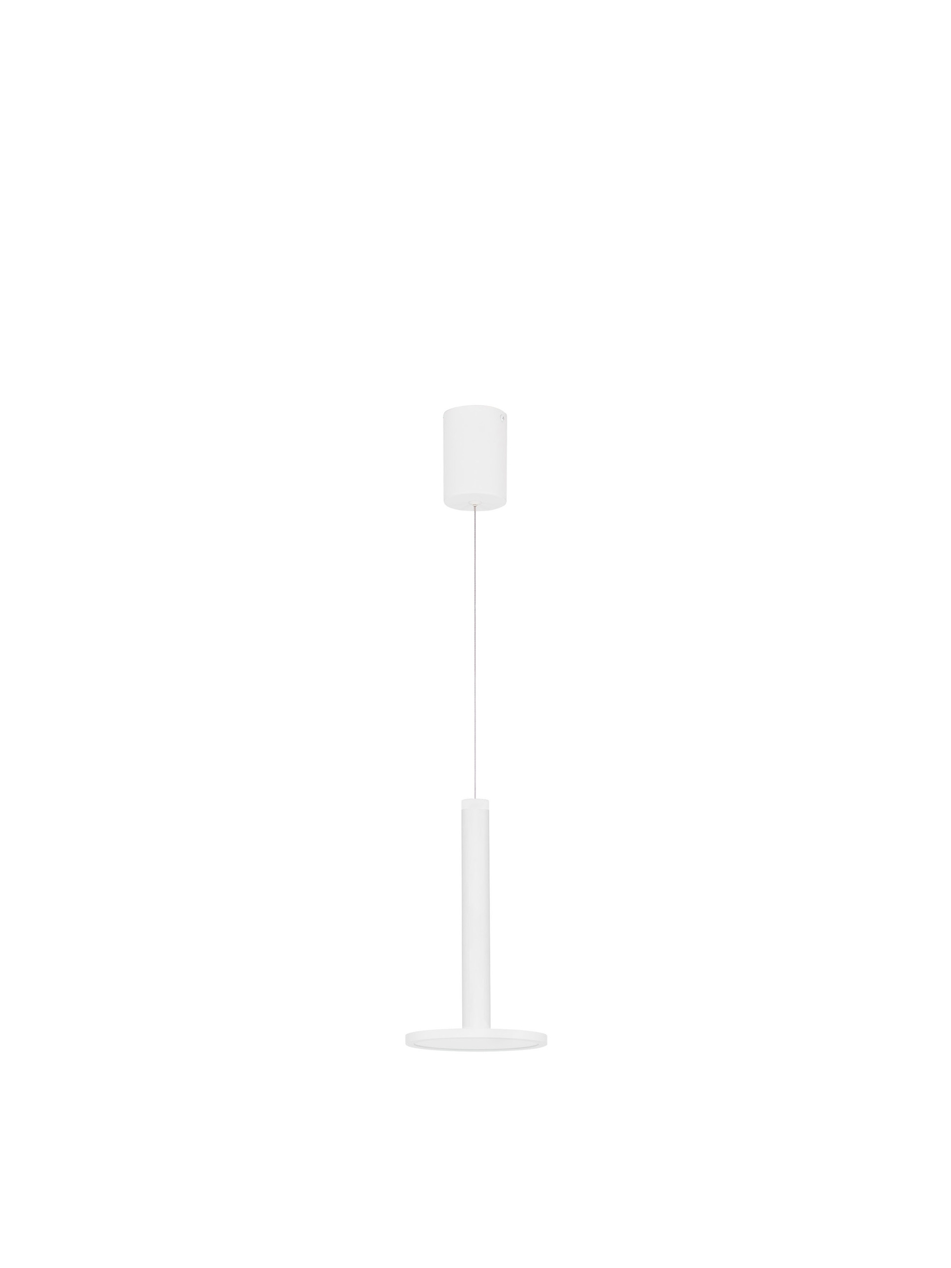 PALENCIA | H 200 D 15 cm | 10 W | 3000 K | 517 lm | IP20 | White | Aluminum/Acrylic
