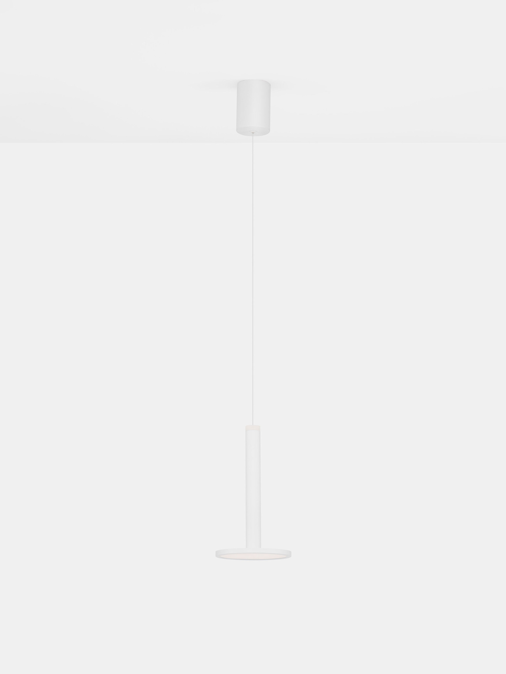 PALENCIA | H 200 D 15 cm | 10 W | 3000 K | 517 lm | IP20 | White | Aluminum/Acrylic