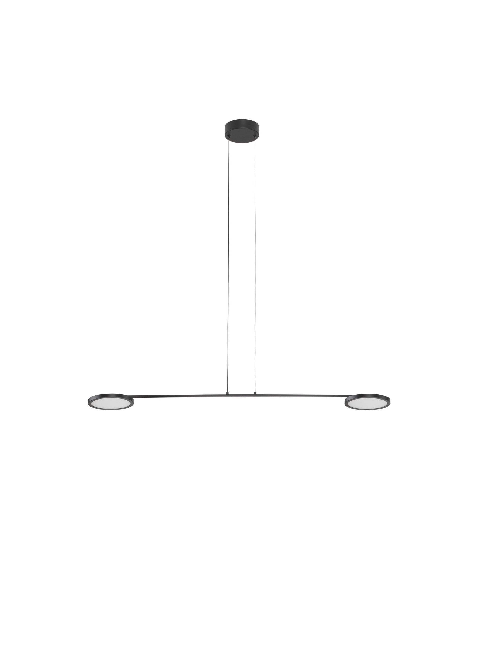 SCOPE | L 100 W 15 H 120 cm | 18 W | 3000 K | 1400 lm | IP20 | Black | Metal/Acrylic
