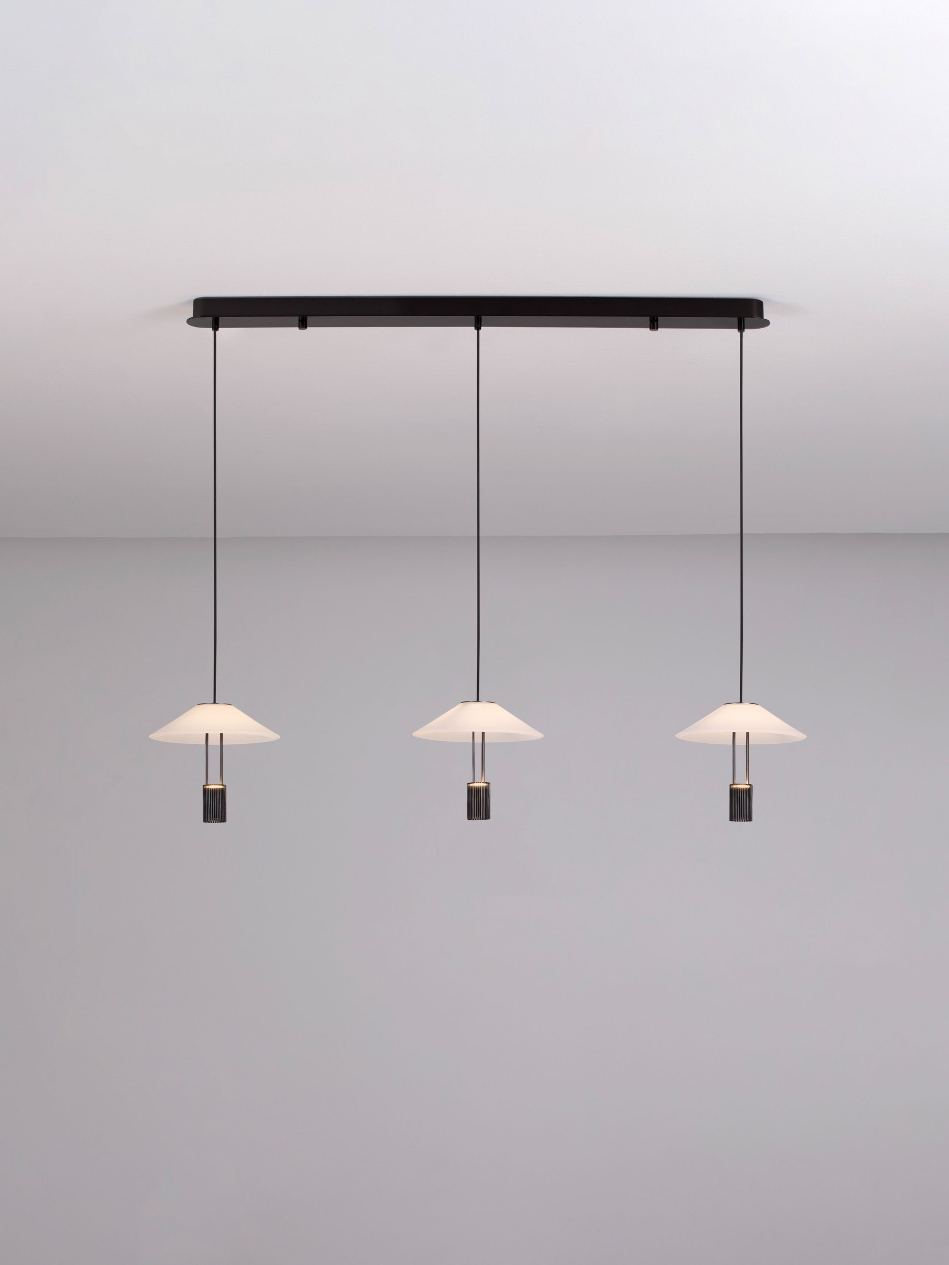 ANAFI | L 100 W 22 H 200 cm | 24 W | 3000 K | 1185 lm | IP20 | Black | Steel/Aluminum/Acrylic