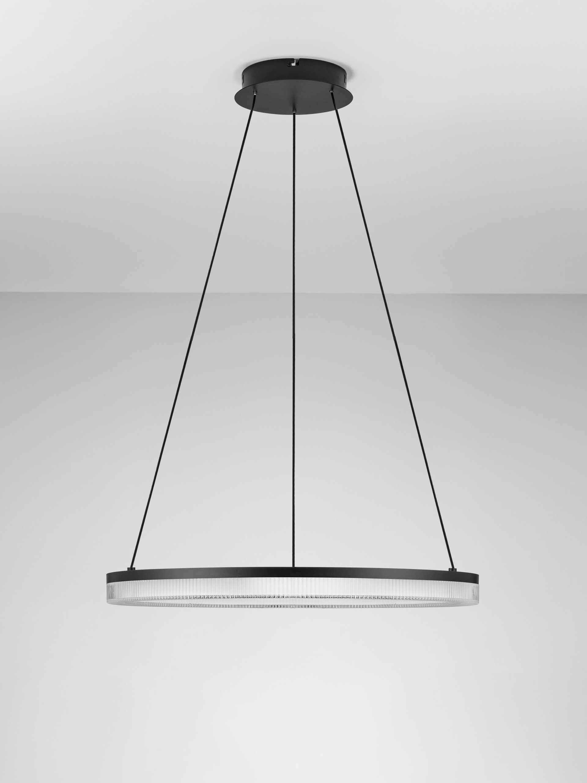 LONELA | H 150 D 60 cm | 25 W | 3000 K | 1500 lm | IP20 | Nero | Alluminio/Acrilico