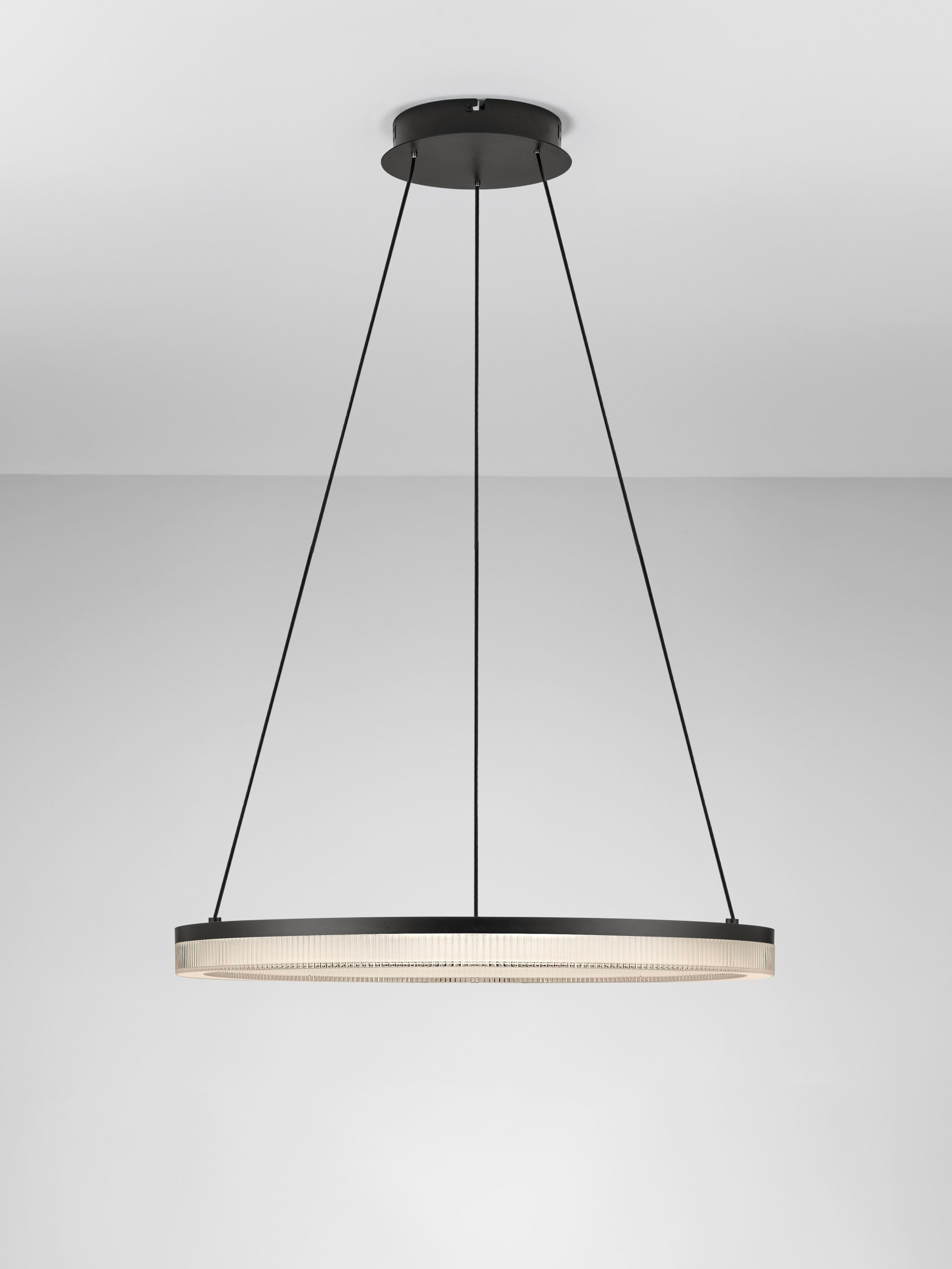 LONELA | H 150 D 60 cm | 25 W | 3000 K | 1500 lm | IP20 | Nero | Alluminio/Acrilico