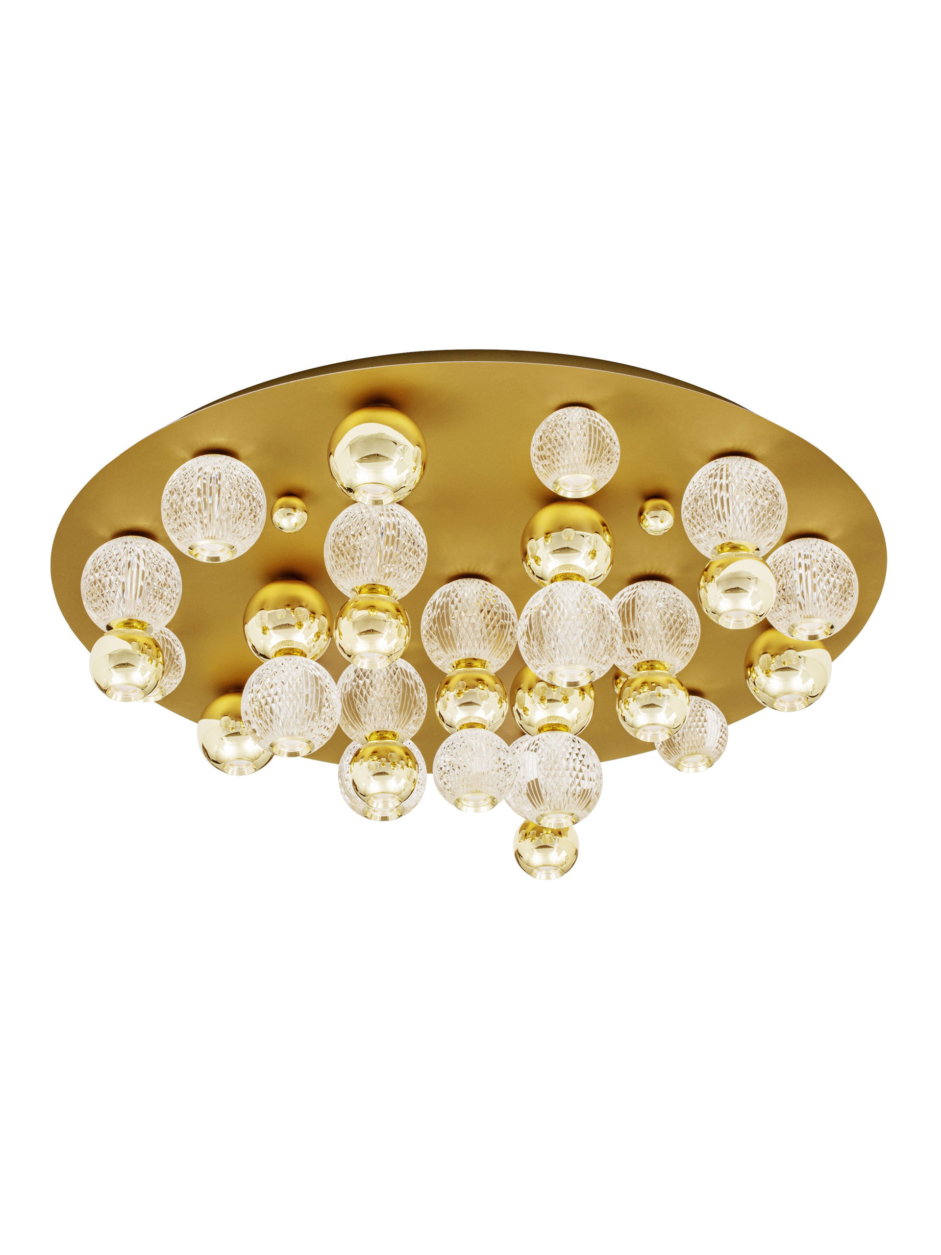 BRILLE | H 32 D 92 cm | 90 W | 3200 K | 5171 lm | IP20 | Gold | Aluminum/Acrylic
