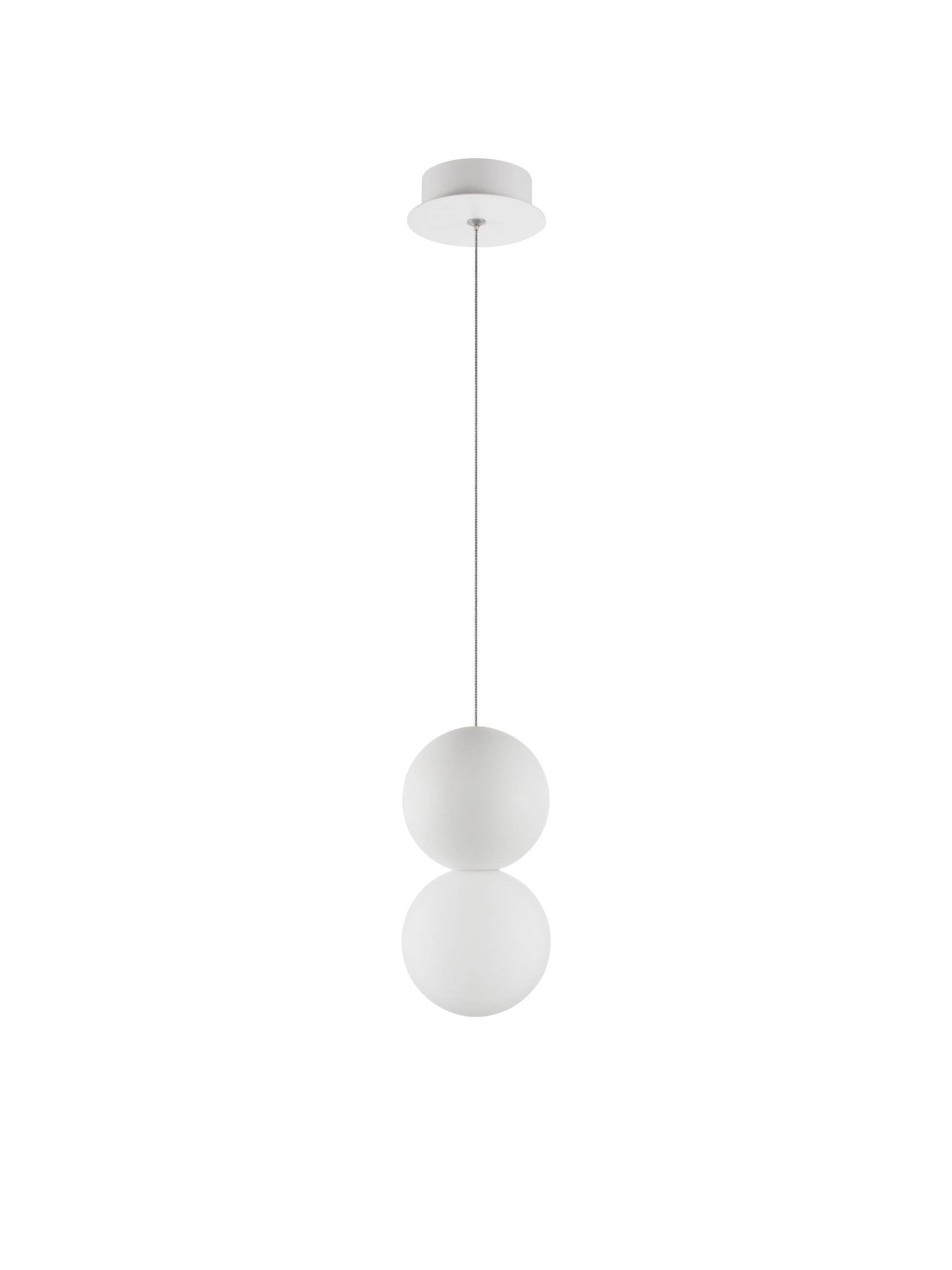 ZERO | H 120 D 10 cm | 5 W | IP20 | Bianco | Vetro/Alluminio/Gesso