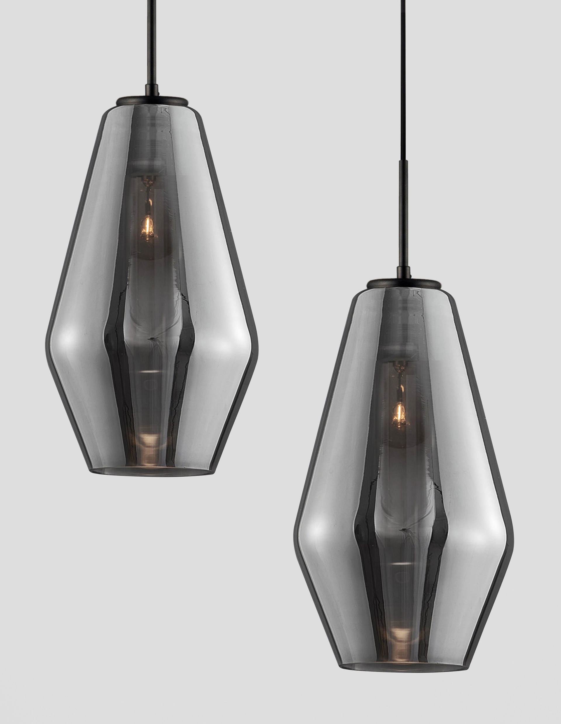 VEIRO | Smokey | Glass/Metal/Fabric
