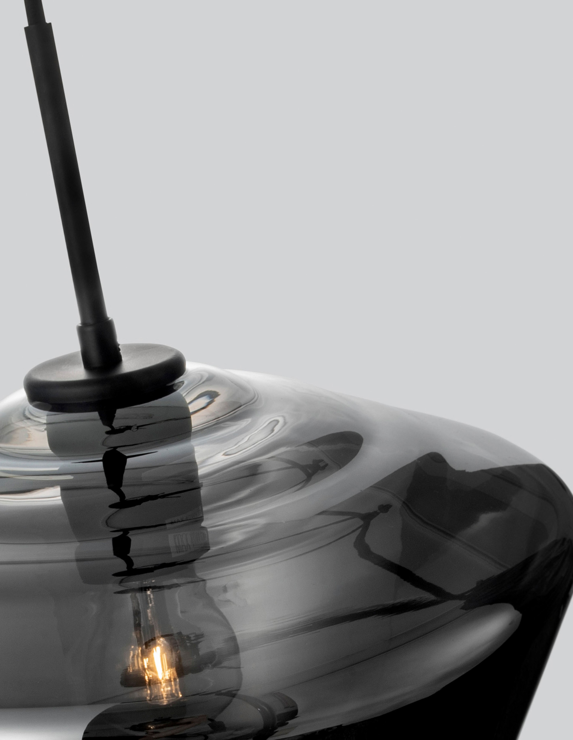 VEIRO | D 30 cm | 12 W | IP20 | Smokey | Glass/Metal