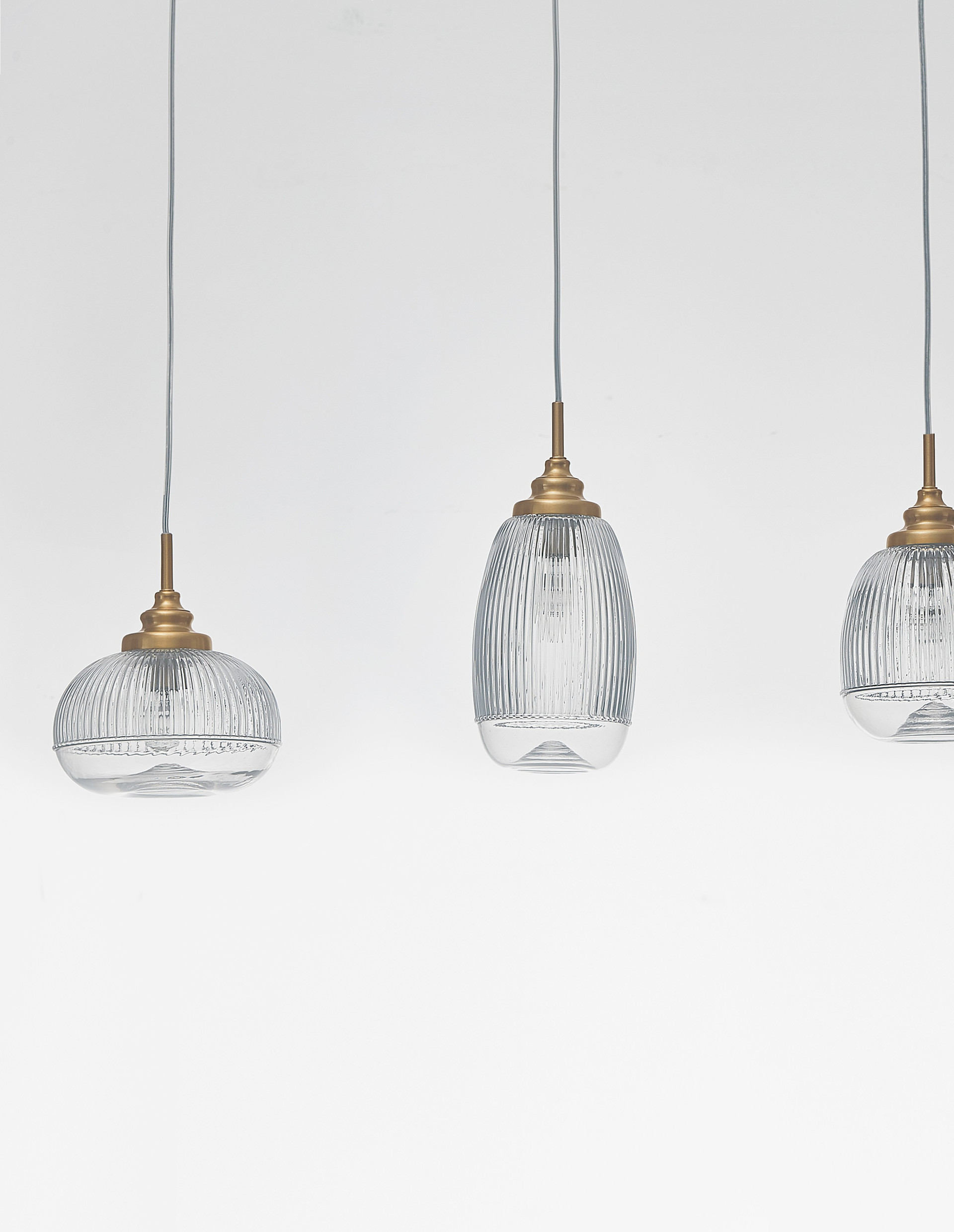 MOND | L 76.5 W 18 H 120 cm | 15 W | IP20 | Gold/Clear | Glass/Metal