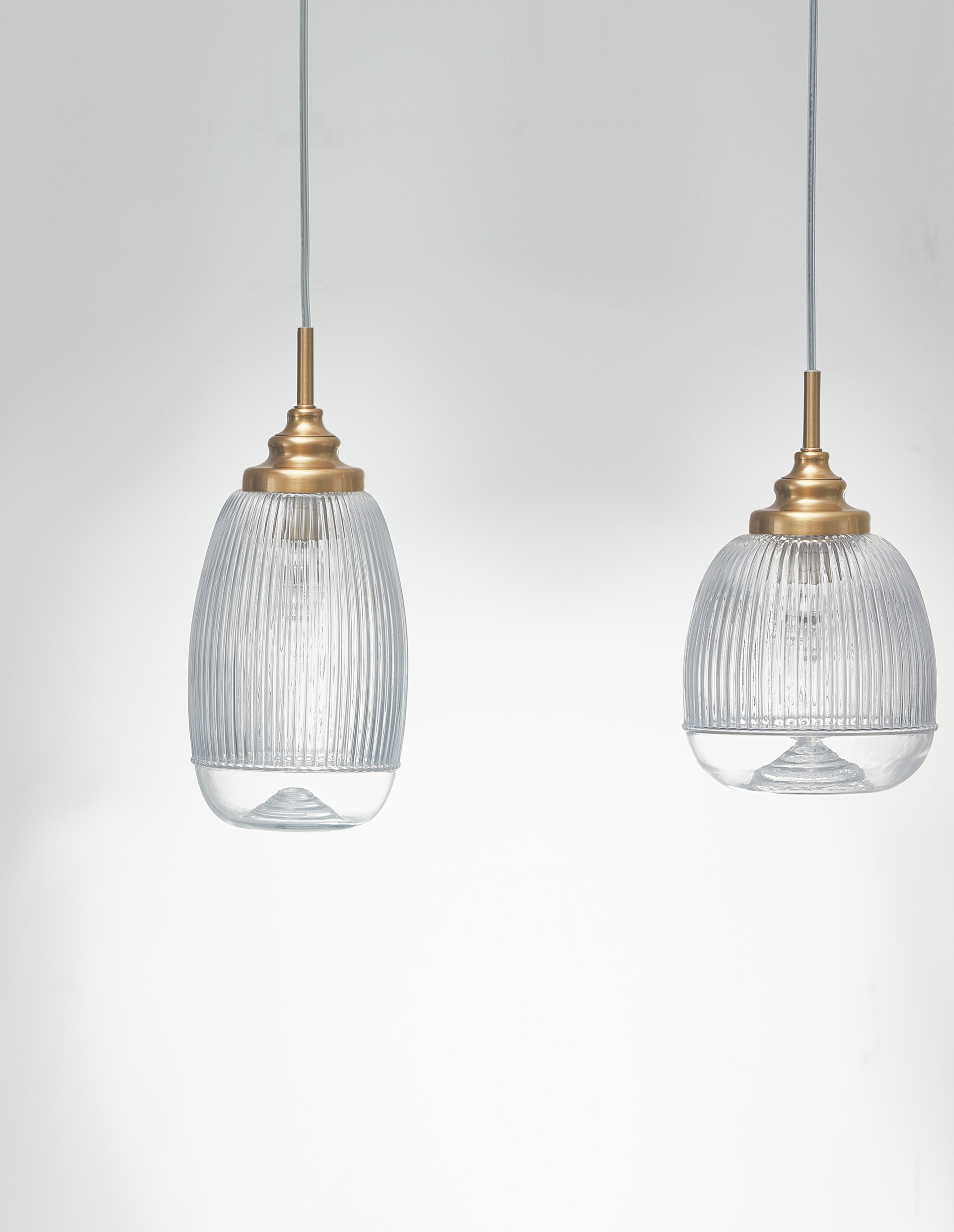 MOND | L 76.5 W 18 H 120 cm | 15 W | IP20 | Gold/Clear | Glass/Metal
