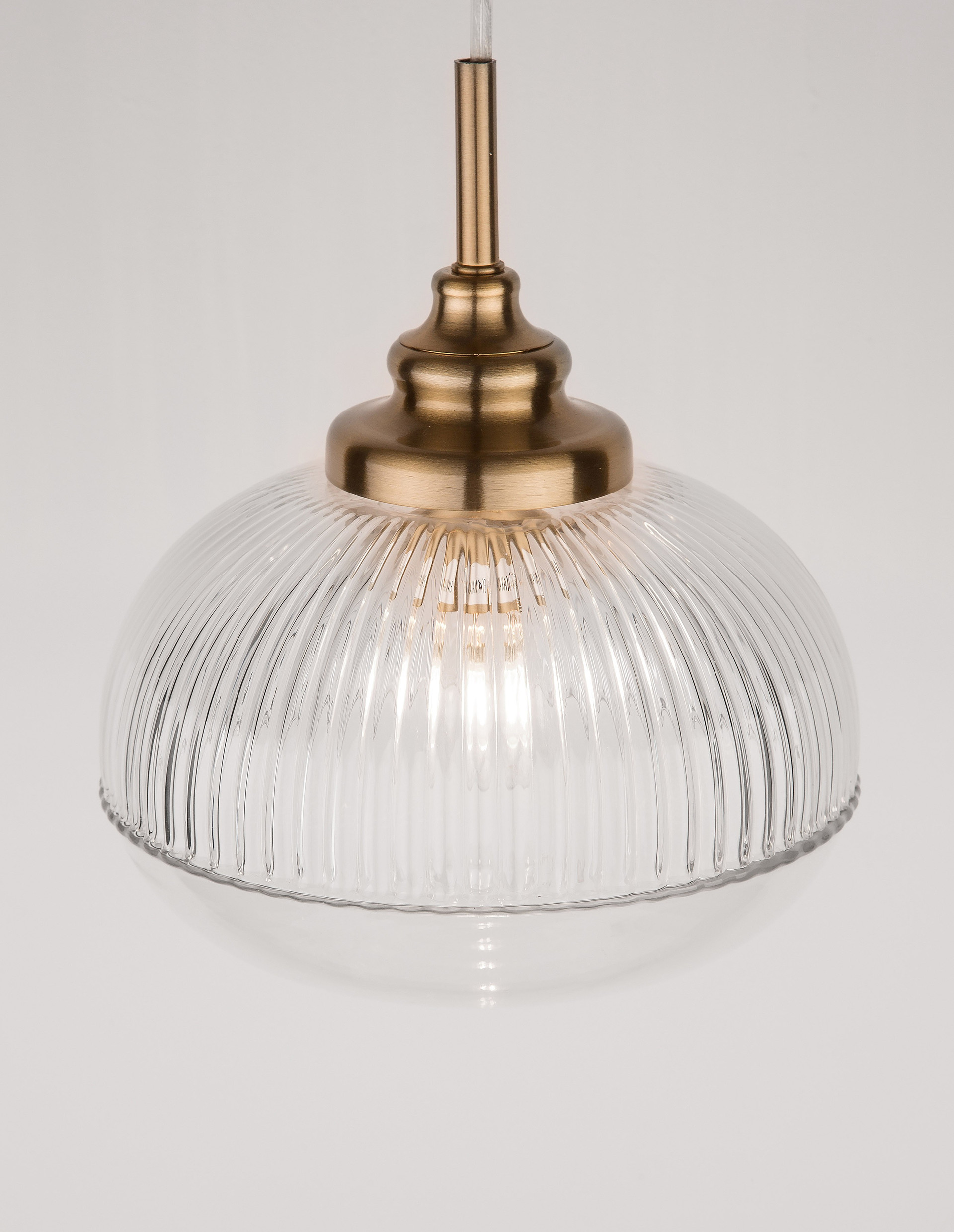 MOND | H 120 D 18 cm | 5 W | IP20 | Gold/Clear | Glass/Metal