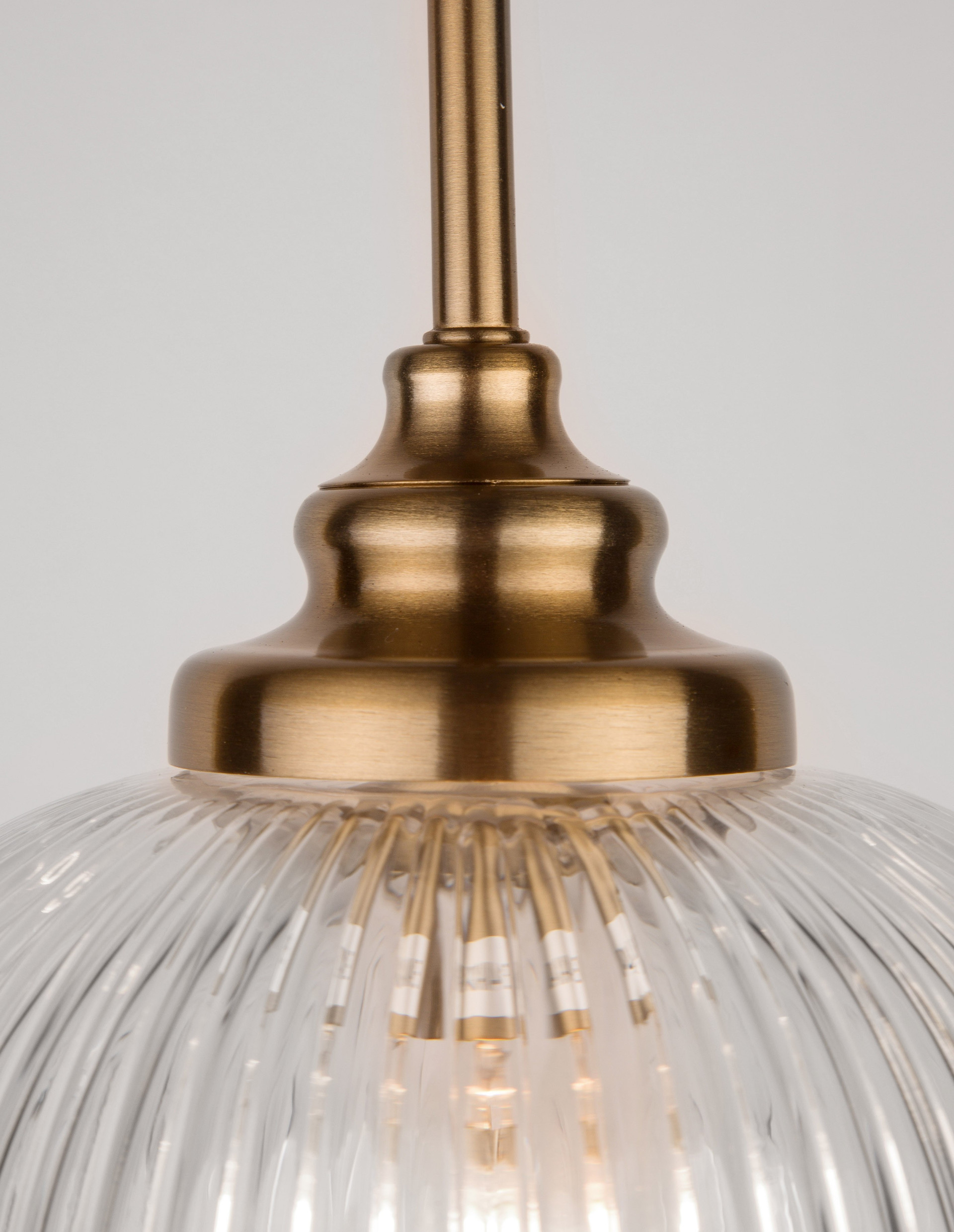 MOND | H 120 D 18 cm | 5 W | IP20 | Gold/Clear | Glass/Metal