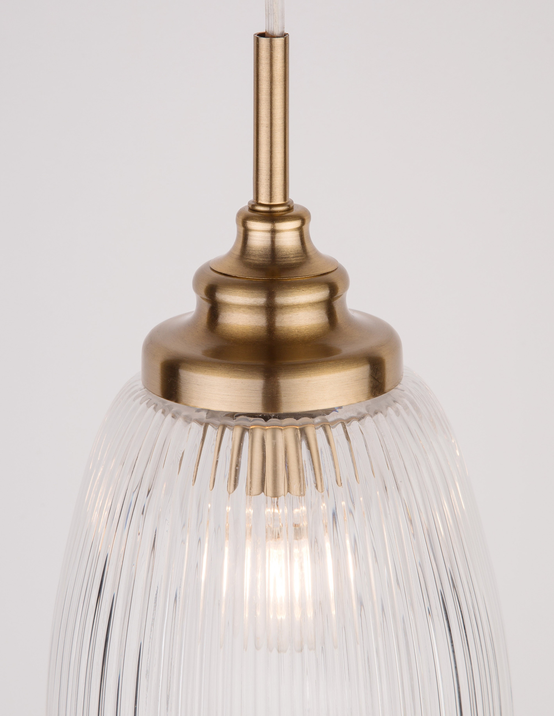 MOND | H 120 D 13 cm | 5 W | IP20 | Gold/Clear | Glass/Metal