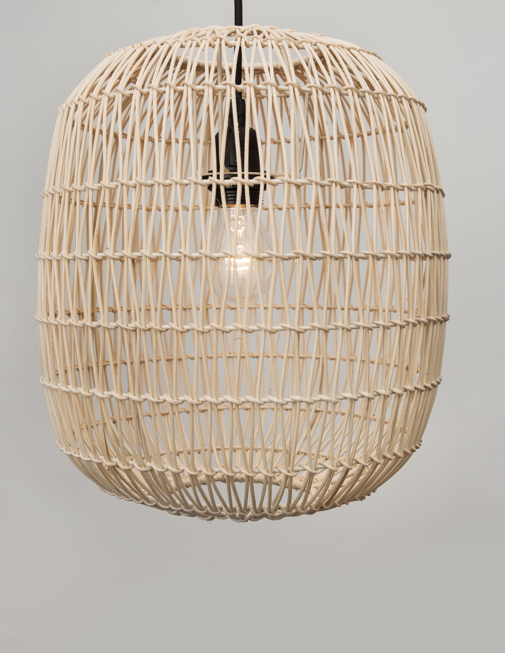 MELODY | H 215 D 30.5 cm | 12 W | IP20 | Beige | Steel/Rattan