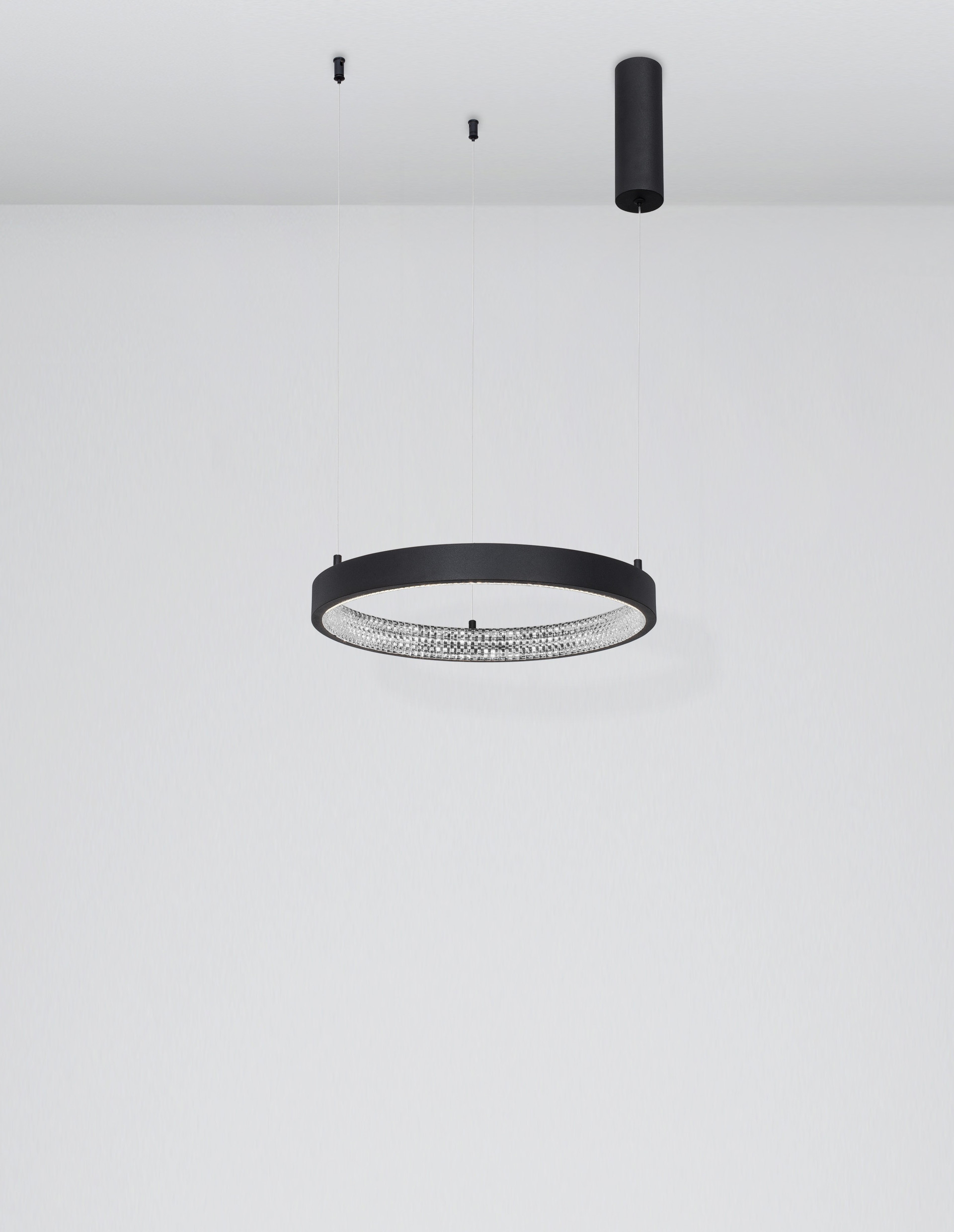 PRESTON | H 120 D 40 cm | 30 W | 3000 K | 1825 lm | IP20 | Black | Aluminum/Acrylic