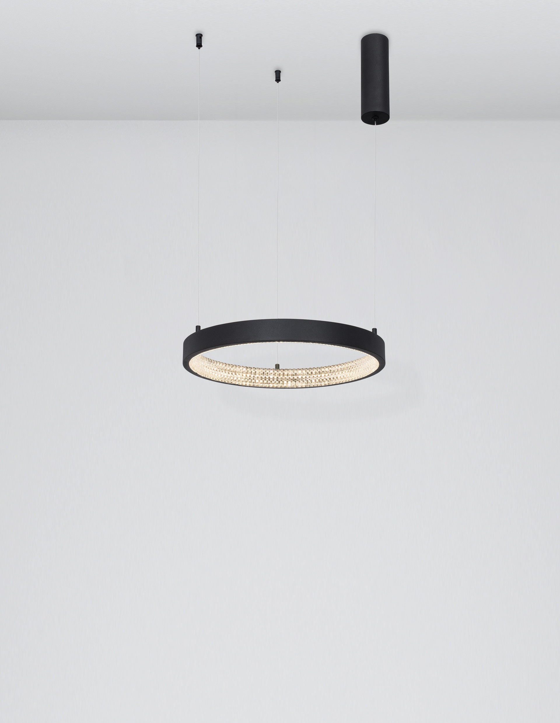 PRESTON | H 120 D 40 cm | 30 W | 3000 K | 1825 lm | IP20 | Black | Aluminum/Acrylic