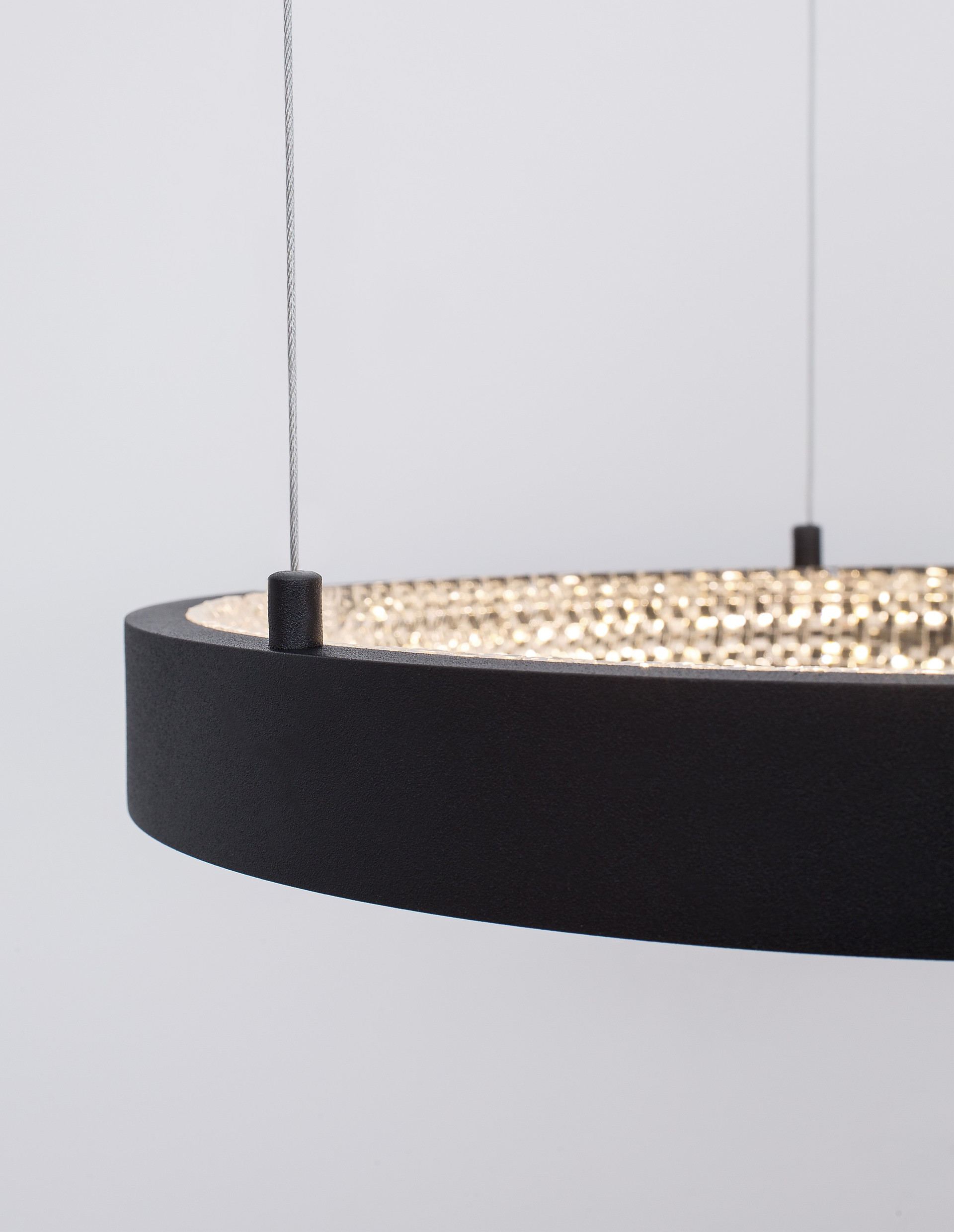 PRESTON | H 120 D 40 cm | 30 W | 3000 K | 1825 lm | IP20 | Black | Aluminum/Acrylic