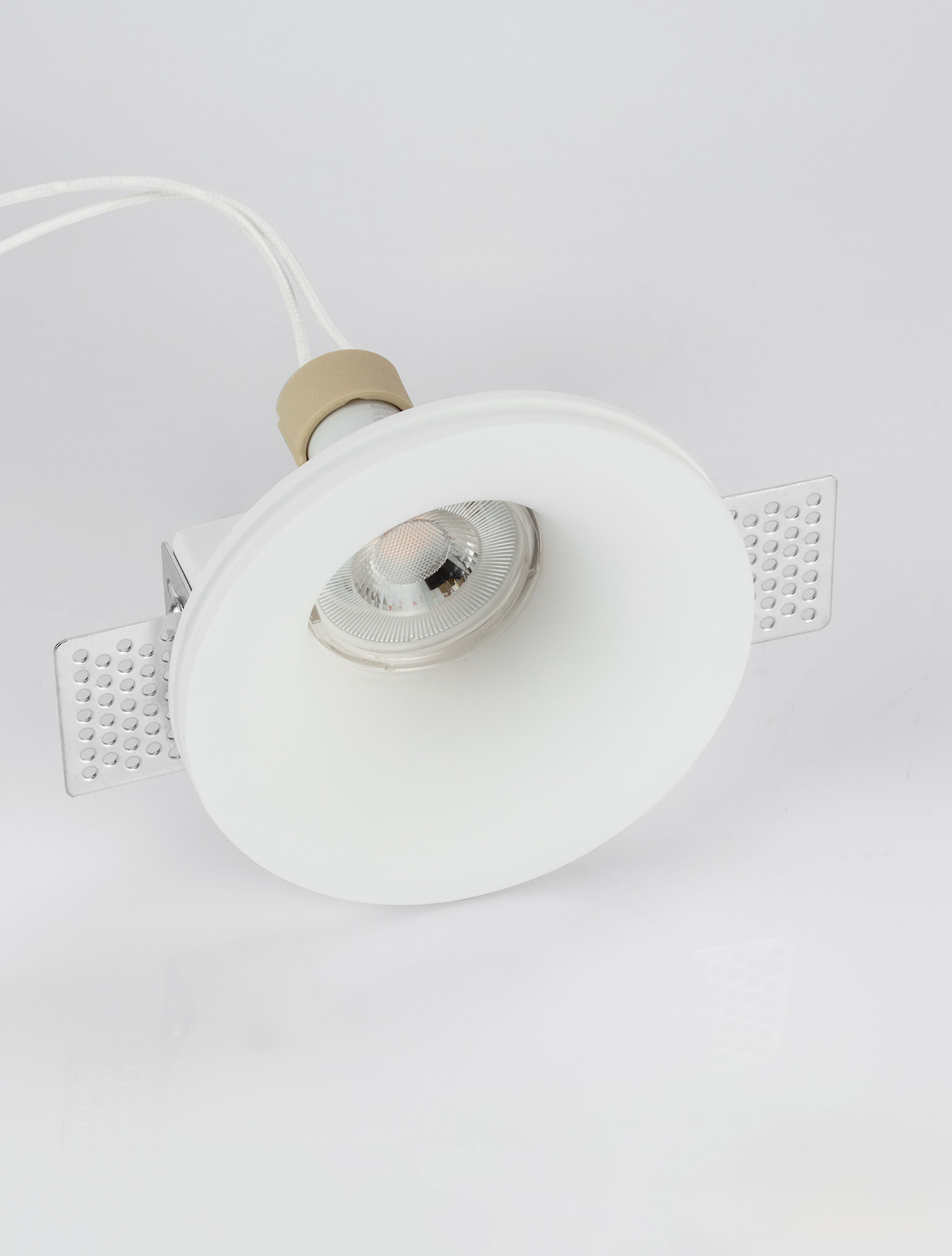 Gol W-TL-D12 | H 4.3 D 12 cm | 10 W | IP20 | White | Gypsum