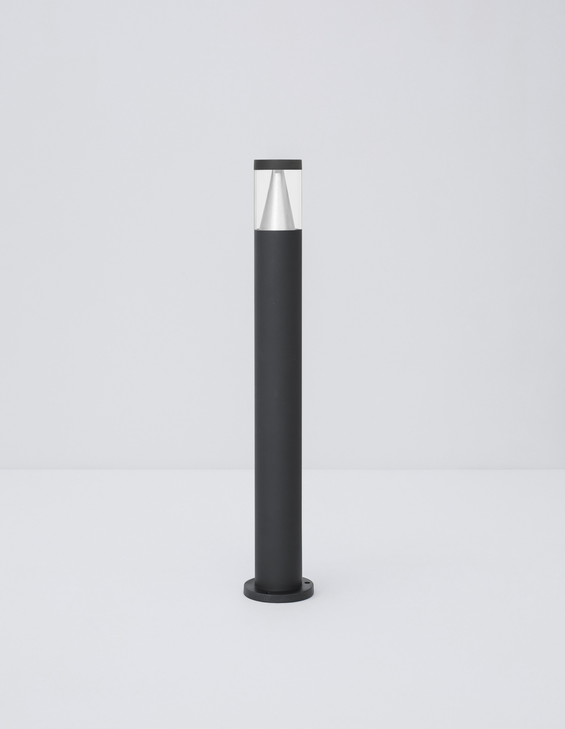 ROCK | H 83 D 9 cm | 8 W | 3000 K | 937 lm | IP65 | Black/Silver | Aluminum