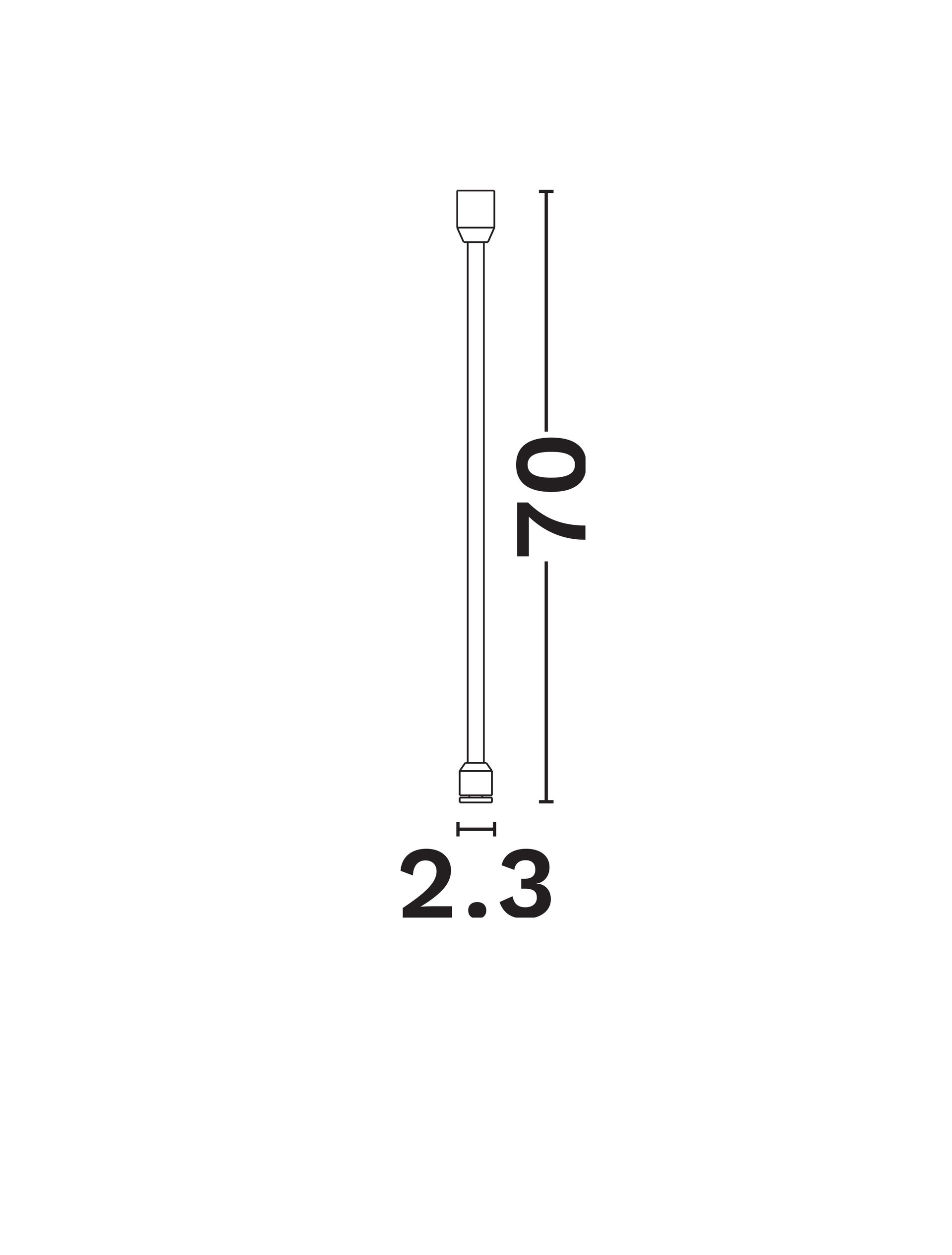 Buxton Magnetic B-Connector Tube-D2.3-H70 thumbnail