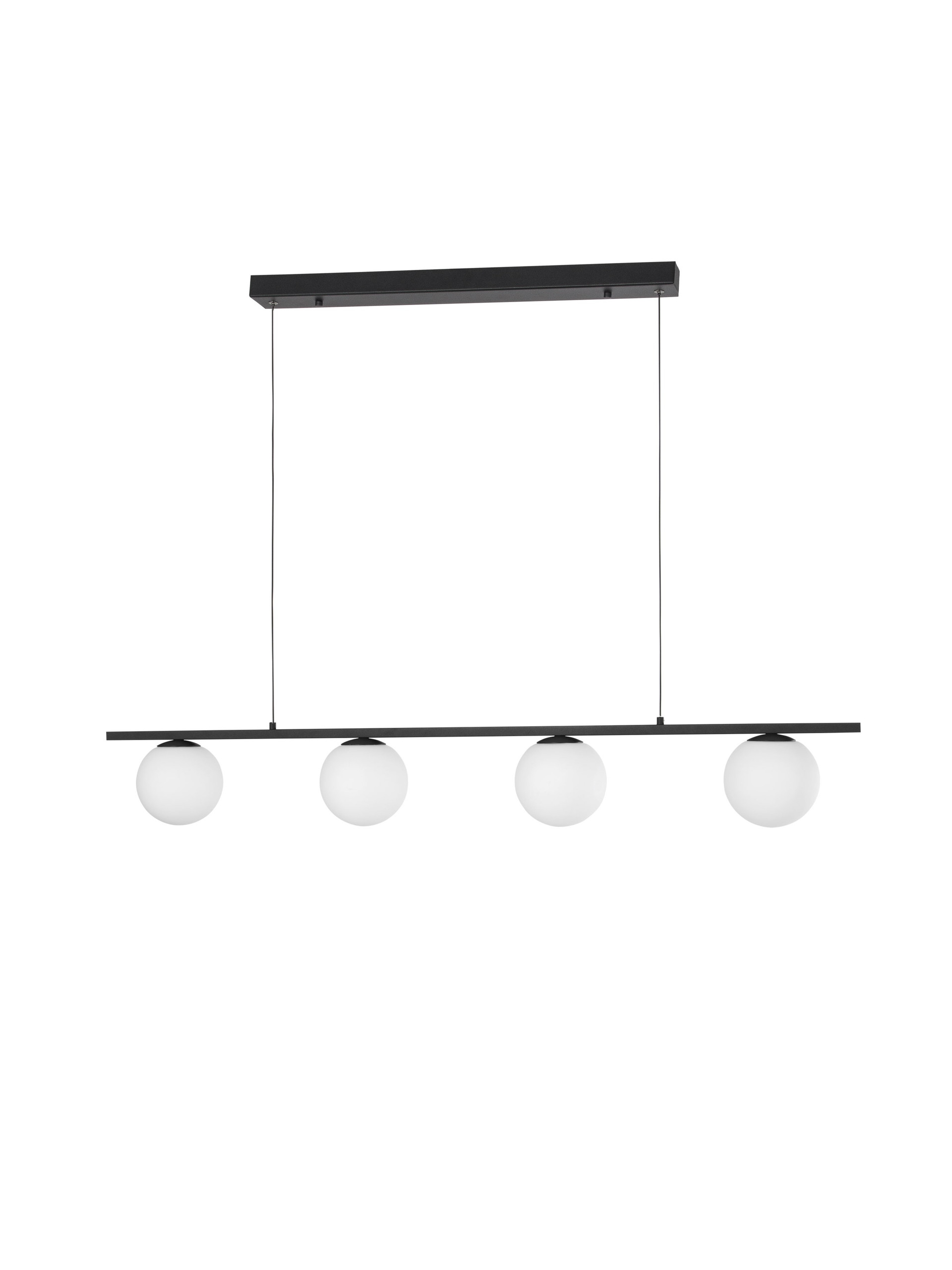 JOLINE | L 72 W 12.5 H 120 cm | 26 W | 3200 K | 1870 lm | IP20 | Schwarz/Weiß | Glas/Aluminium/Metall