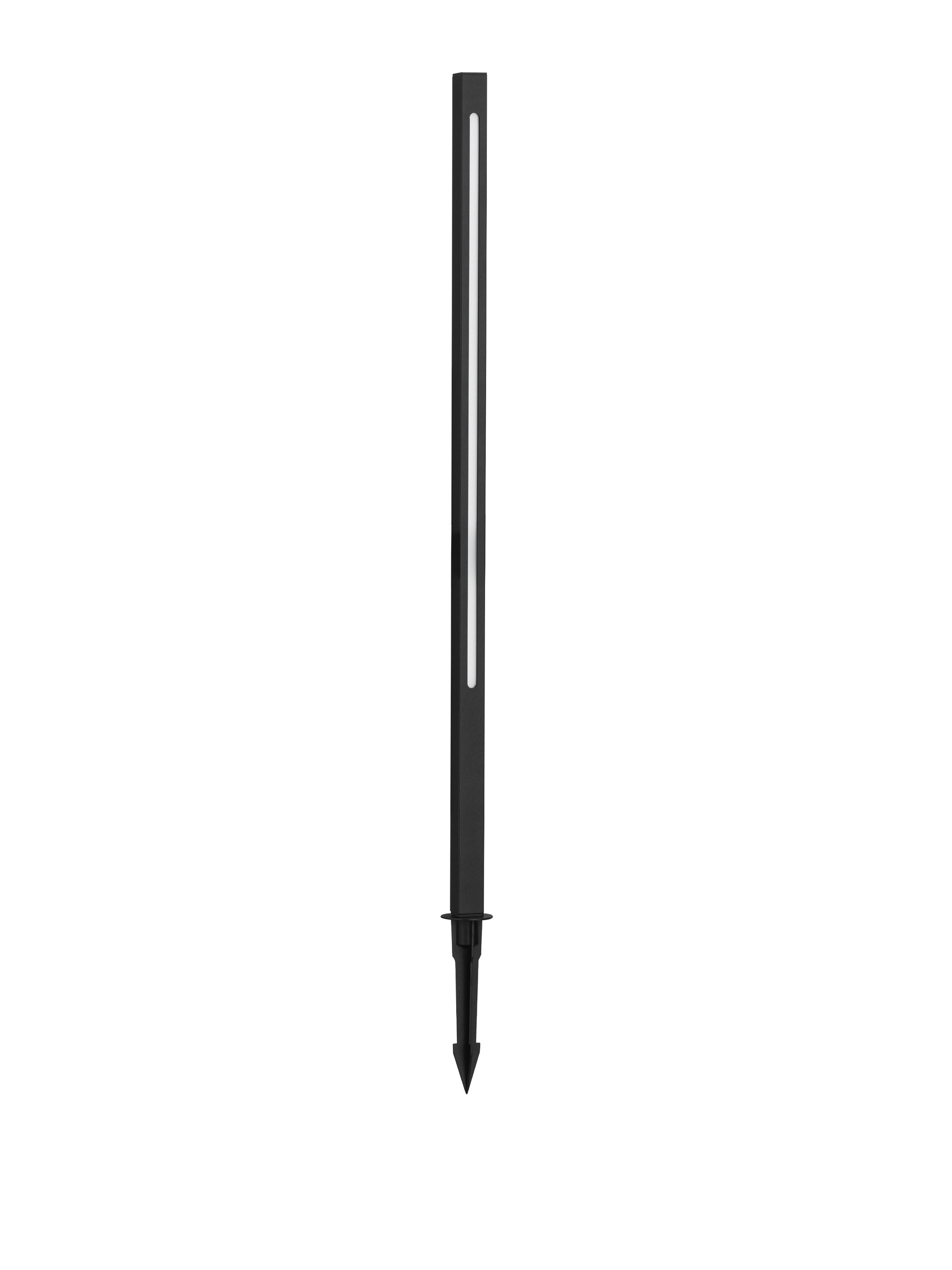 EVEN | L 2.5 W 2.5 H 80 cm | 12 W | 3000 K | 571 lm | IP65 | Black | Aluminum
