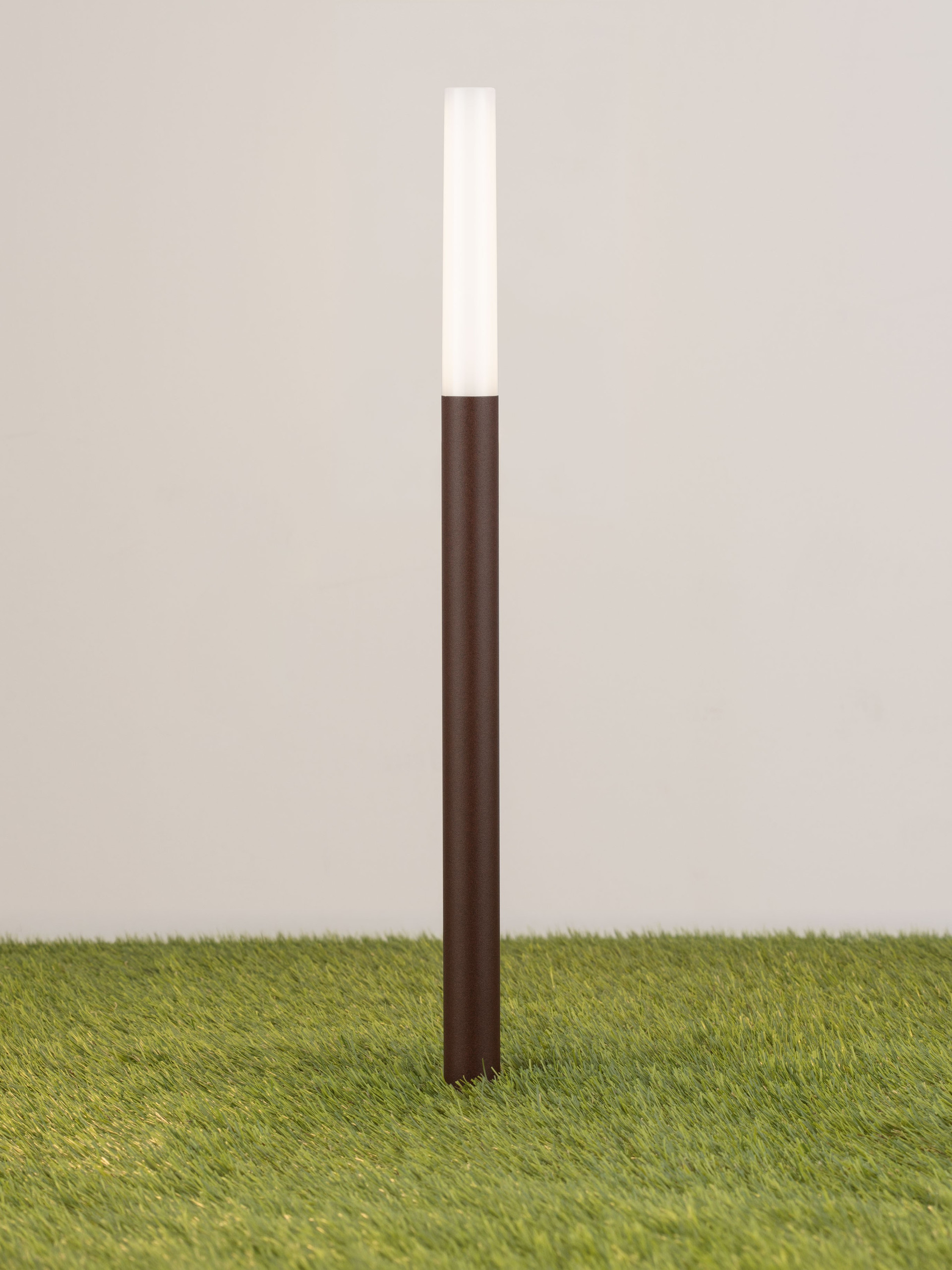SLICK | H 40 D 2.2 cm | 3 W | 3000 K | 160 lm | IP65 | Corten | Stainless Steel
