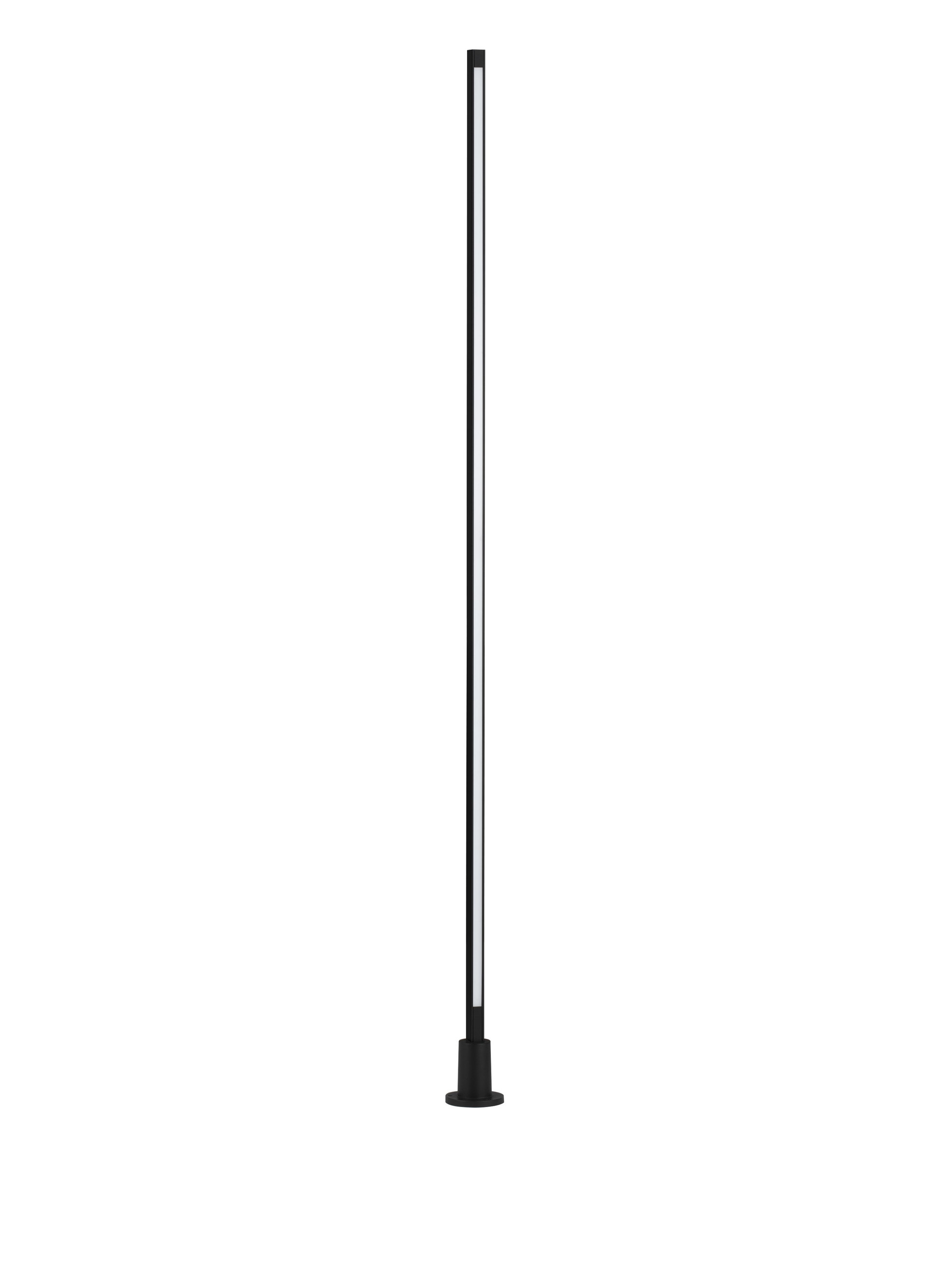 STRIPE | L 2.2 W 2.2 H 160 cm | 14 W | 3000 K | 565 lm | IP65 | Black | Aluminum