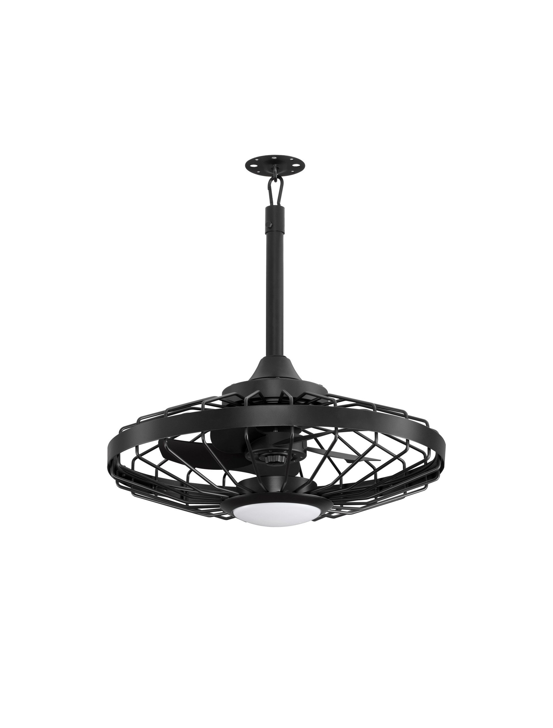 BRIZZY | D 50 cm | 20 W | 3000/4000/6500 K | 1110 lm | IP54 | Black | Metal/ABS