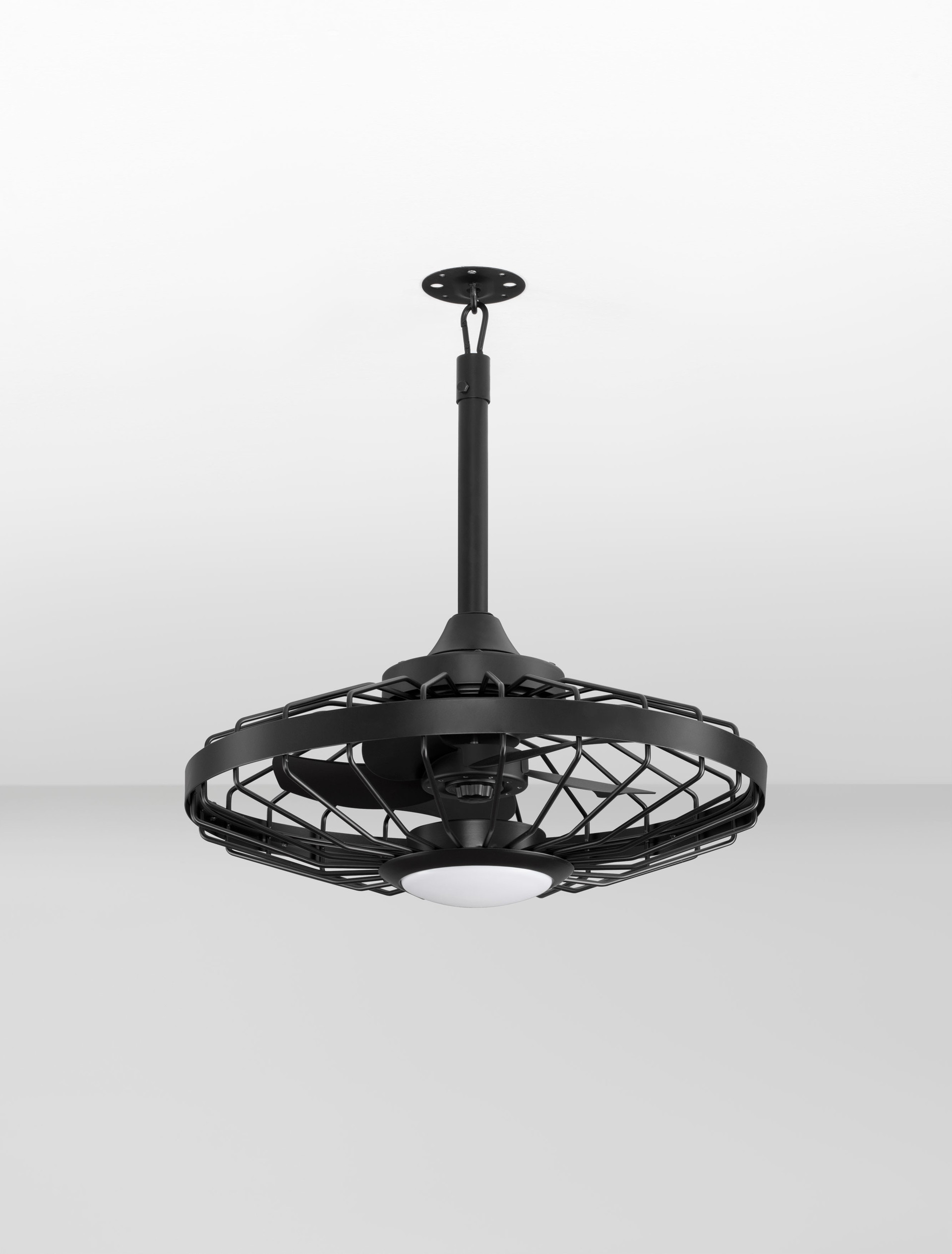 BRIZZY | D 50 cm | 20 W | 3000/4000/6500 K | 1110 lm | IP54 | Black | Metal/ABS