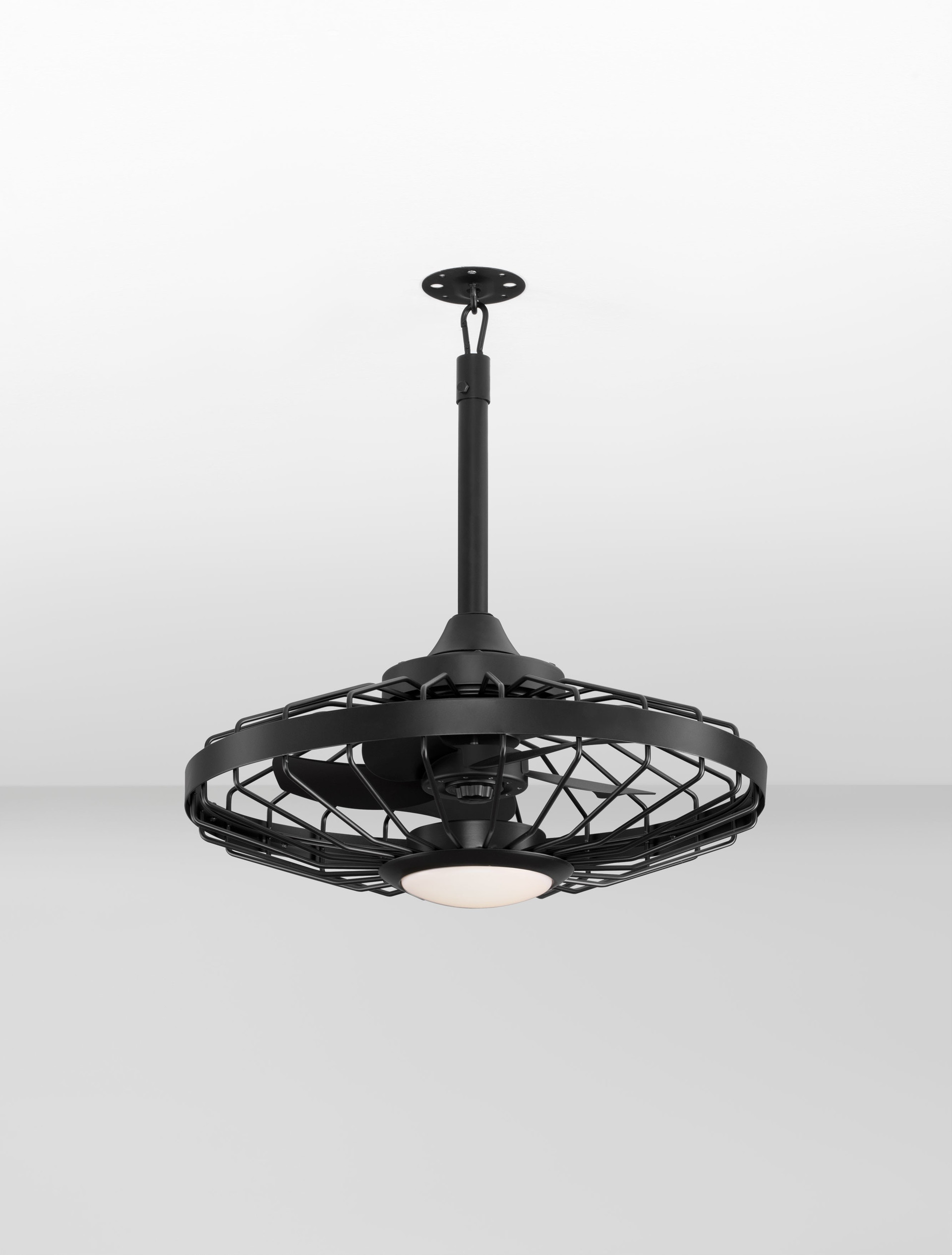 BRIZZY | D 50 cm | 20 W | 3000/4000/6500 K | 1110 lm | IP54 | Black | Metal/ABS