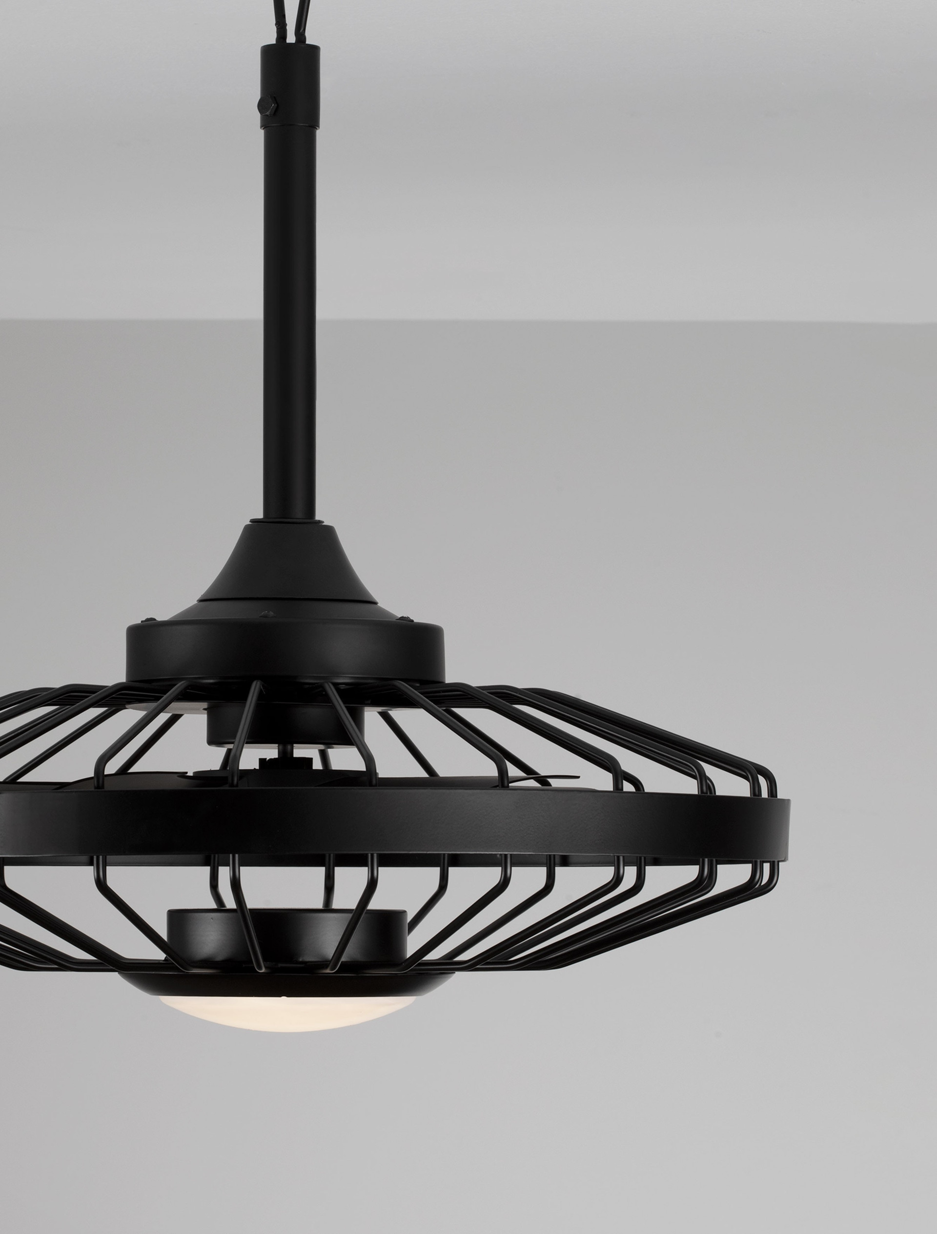 BRIZZY | D 50 cm | 20 W | 3000/4000/6500 K | 1110 lm | IP54 | Black | Metal/ABS