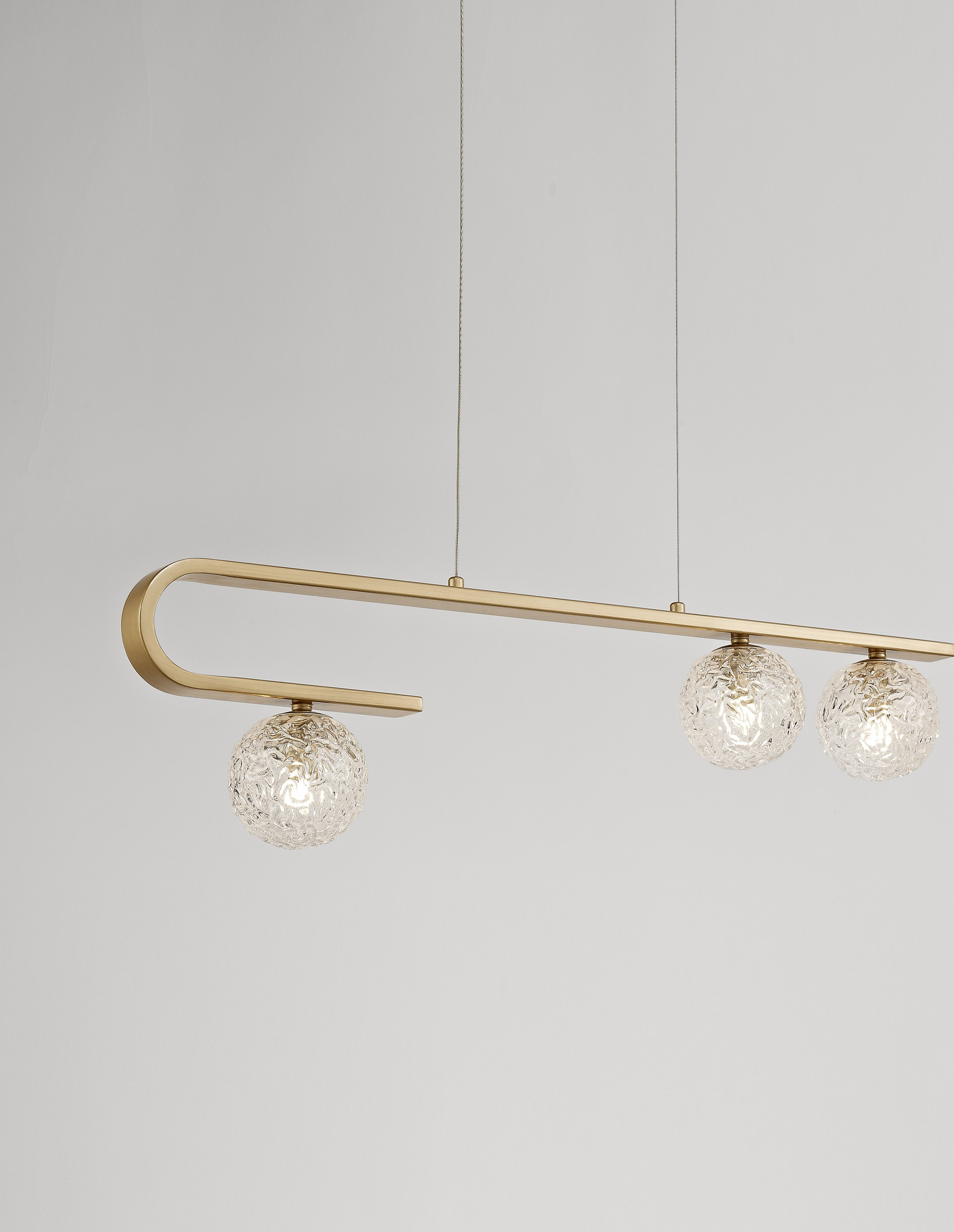 MIRANO | L 80 W 10 H 180 cm | 15 W | IP20 | Gold | Steel/Glass