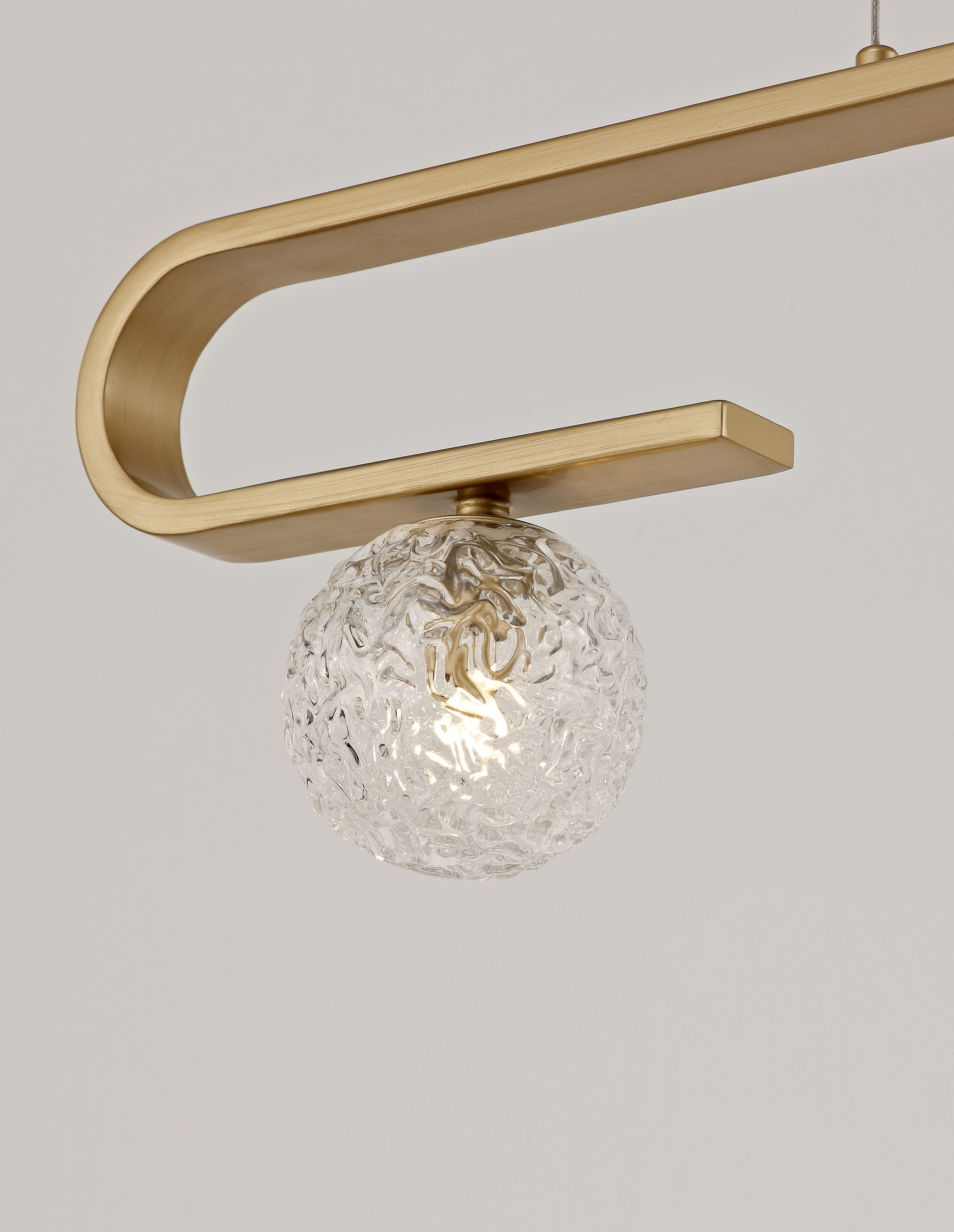 MIRANO | L 80 W 10 H 180 cm | 15 W | IP20 | Gold | Stahl/Glas