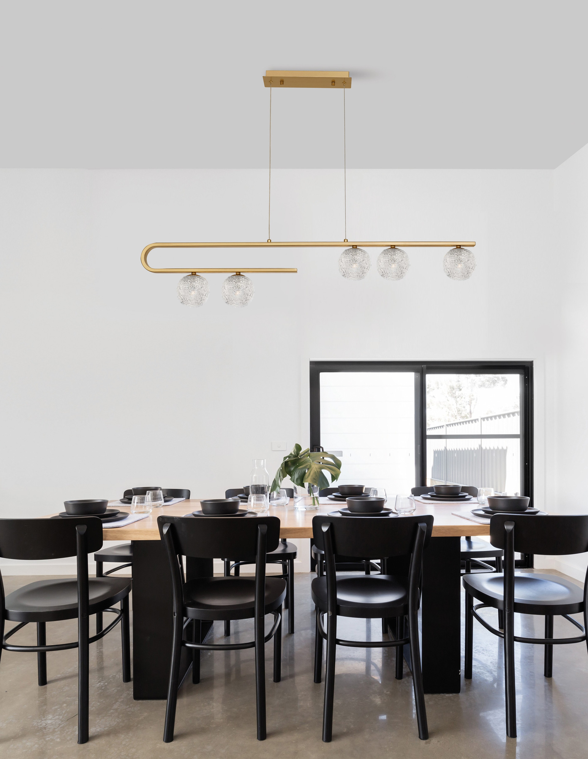 MIRANO | L 113 W 10 H 180 cm | 25 W | IP20 | Gold | Steel/Glass