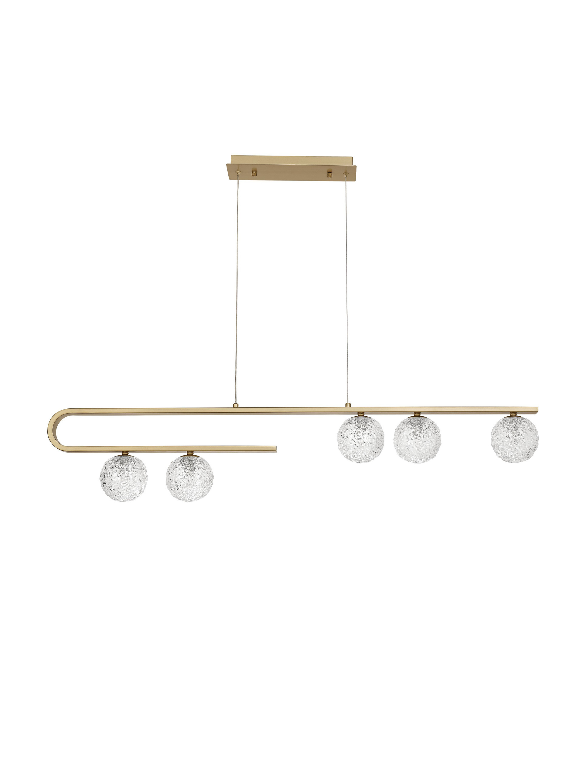 MIRANO | L 113 W 10 H 180 cm | 25 W | IP20 | Gold | Steel/Glass