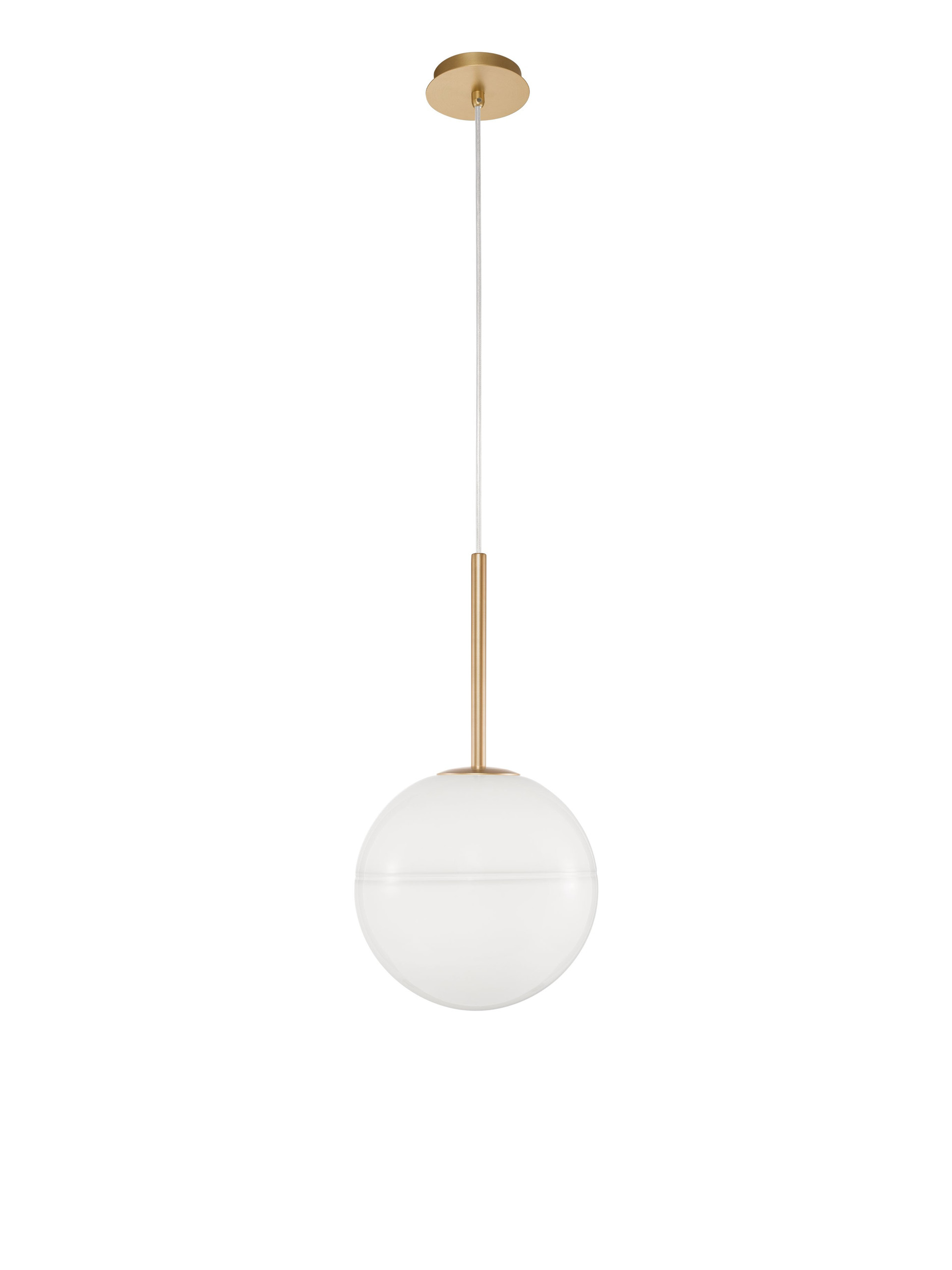 CANTONA | H 180 D 25 cm | 12 W | IP20 | Blanc/Or | Acier/Verre