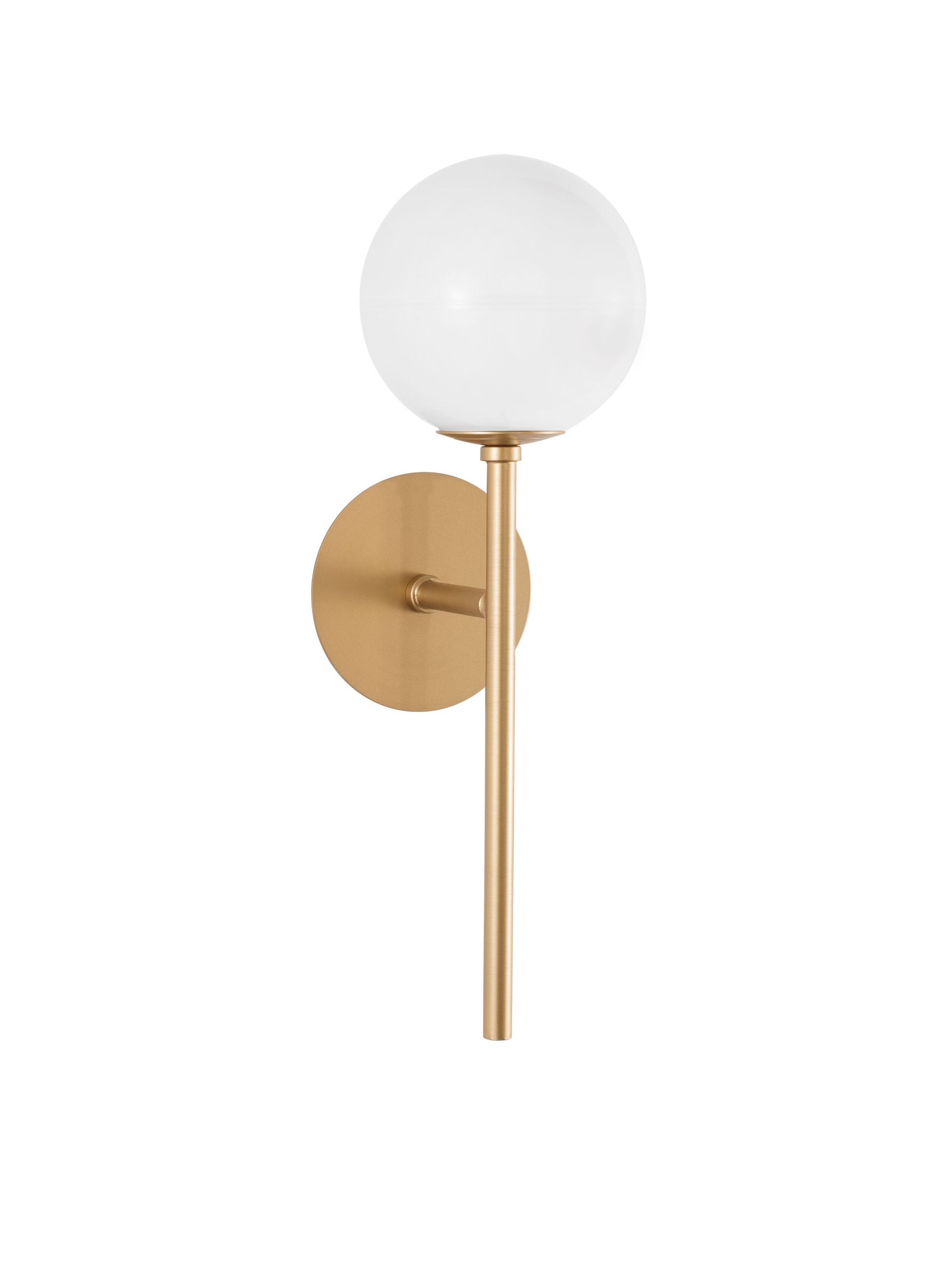 CANTONA | L 14.5 W 11 H 35 cm | 5 W | IP20 | White/Gold | Steel/Glass
