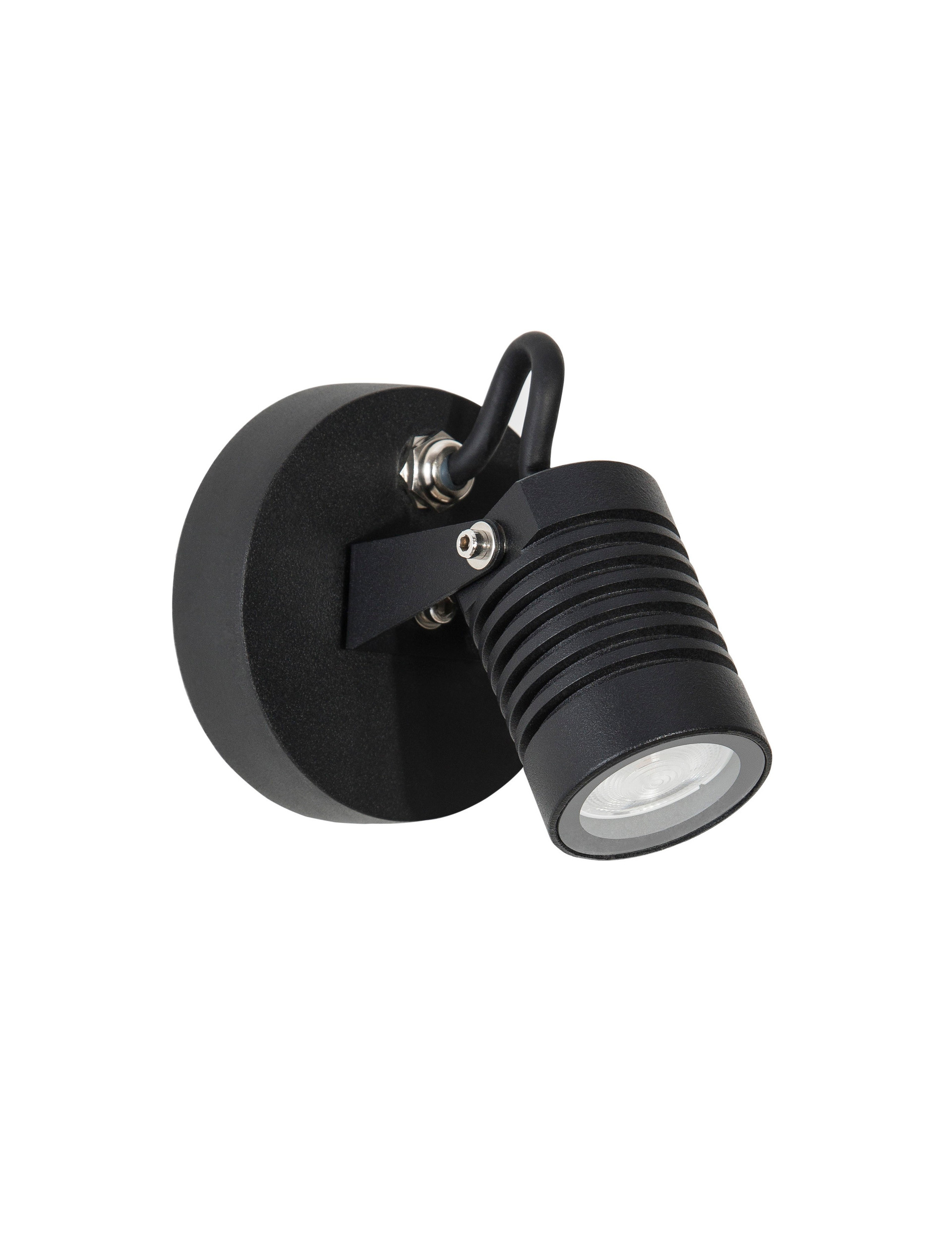 FEND | W 5 H 12 D 7 cm | 5 W | 3000 K | 378 lm | IP65 | Black | Aluminum