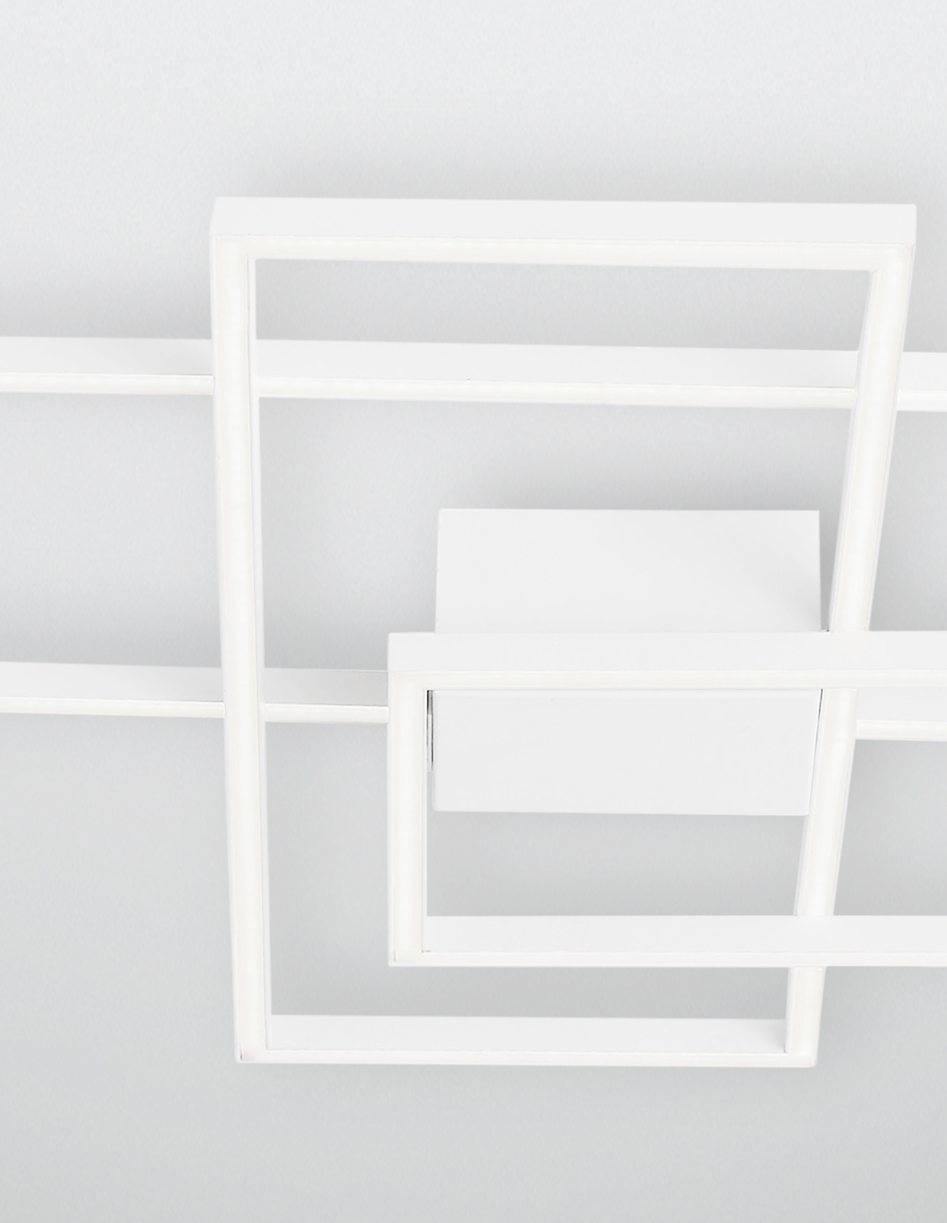 BILBAO | L 90 W 67 H 9 cm | 55 W | 3000 K | 2600 lm | IP20 | White | Aluminum/Acrylic