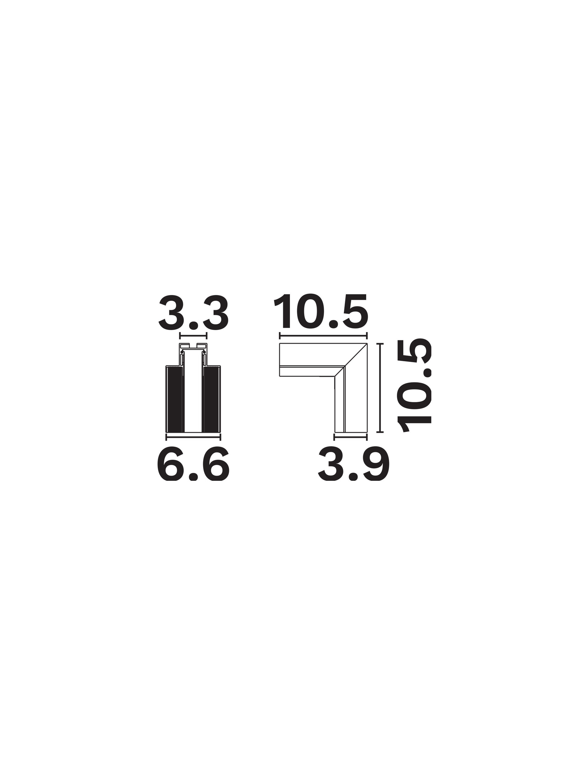Planet Magnetic B-Vertical 90o Connector-corner thumbnail