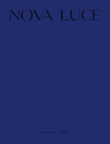 Nova Luce Catalogue 2024 - Novelties