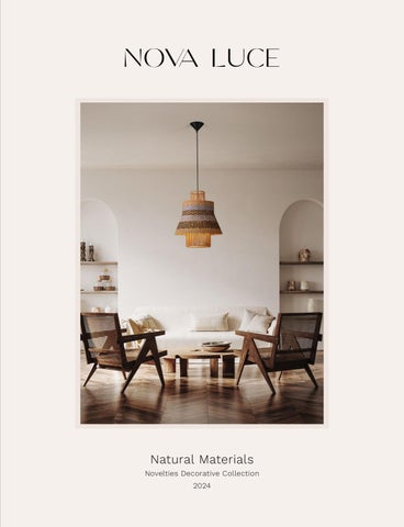 Novelties 2024 - Natural Materials